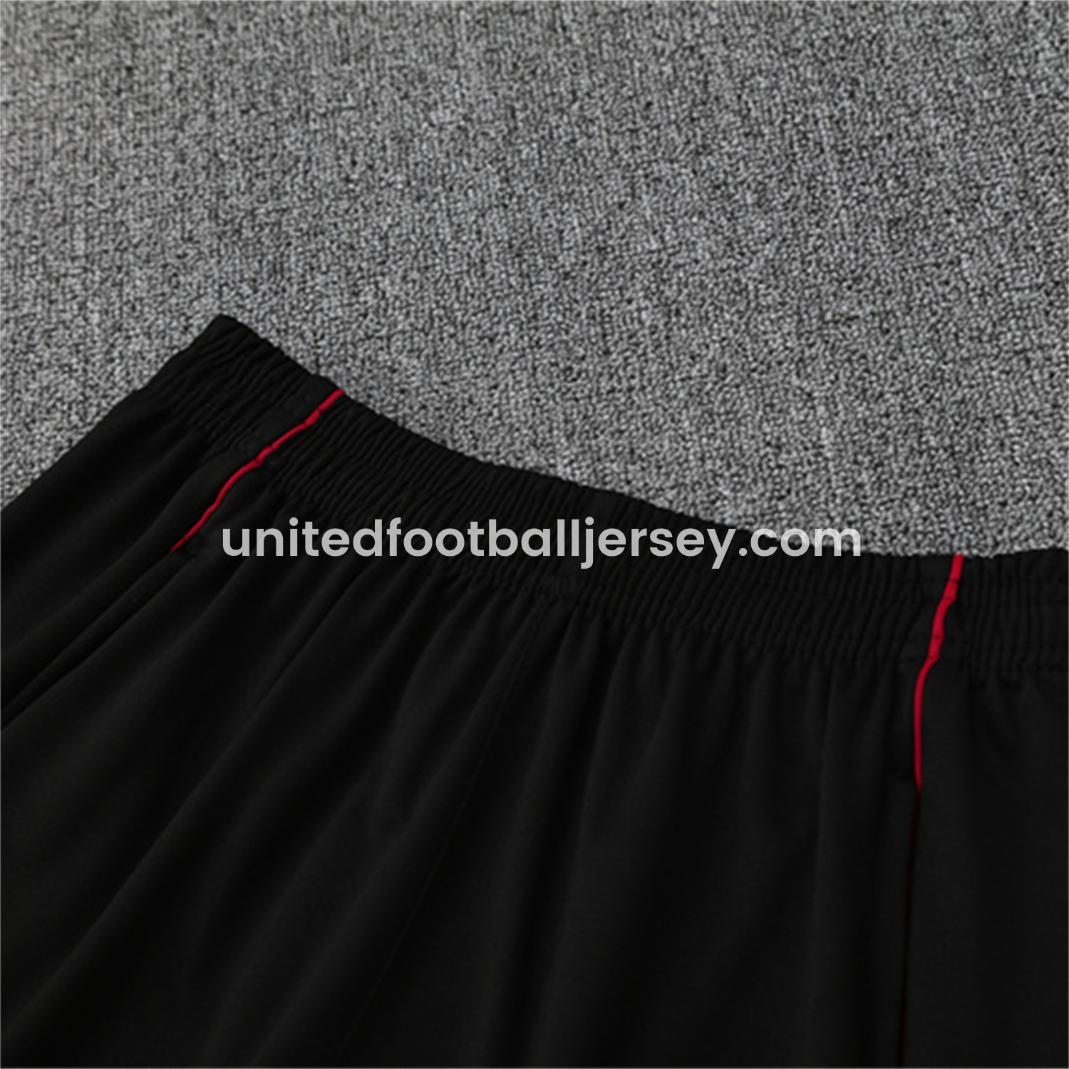 unitedfutballjersey-Manchester United 25-26 Long Sleeves Training Set - White Top & Black Pants