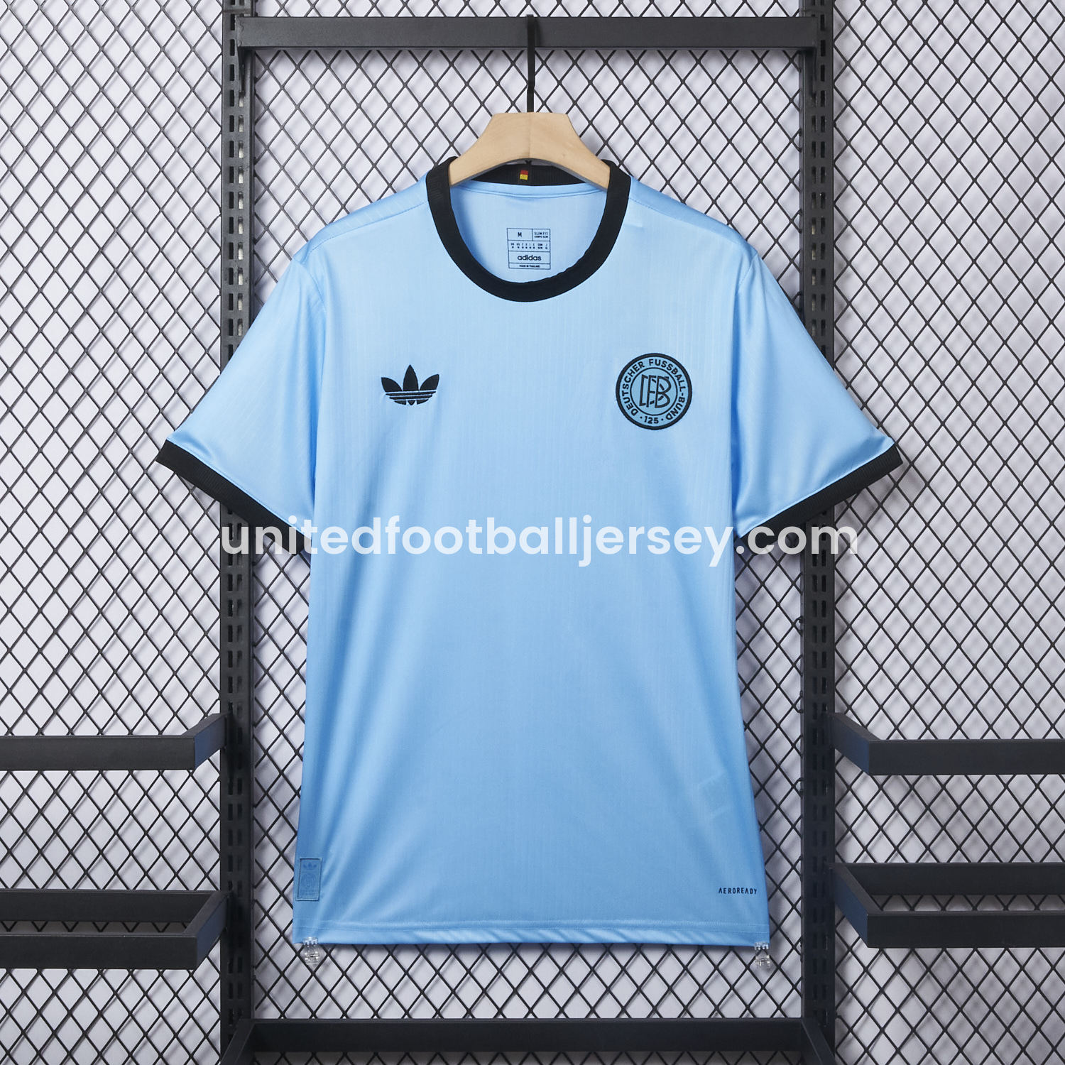 unitedfutballjersey-Germany 2025 125-Year Anniversary GK Blue Jersey - Fans Version