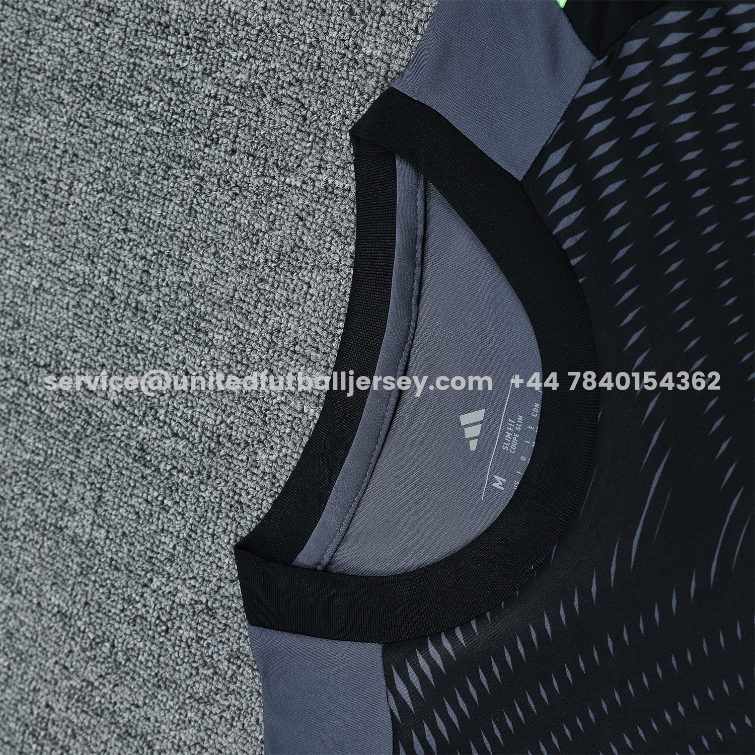 unitedfutballjersey-Real Madrid 25-26 Long-Sleeve Training Set - Deep Gray Top & Gray Shorts