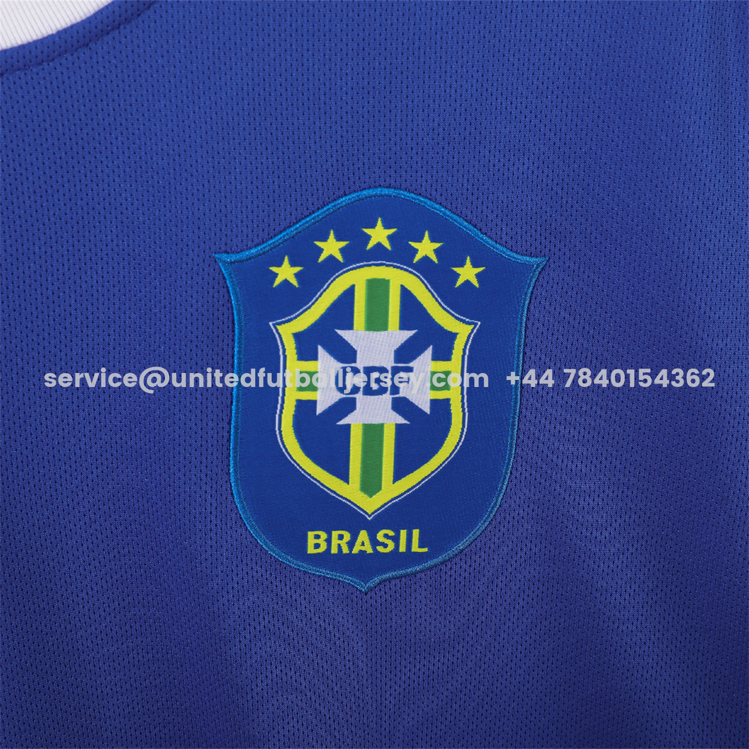 unitedfutballjersey-Retro Brazil 2006 Away Blue Jersey
