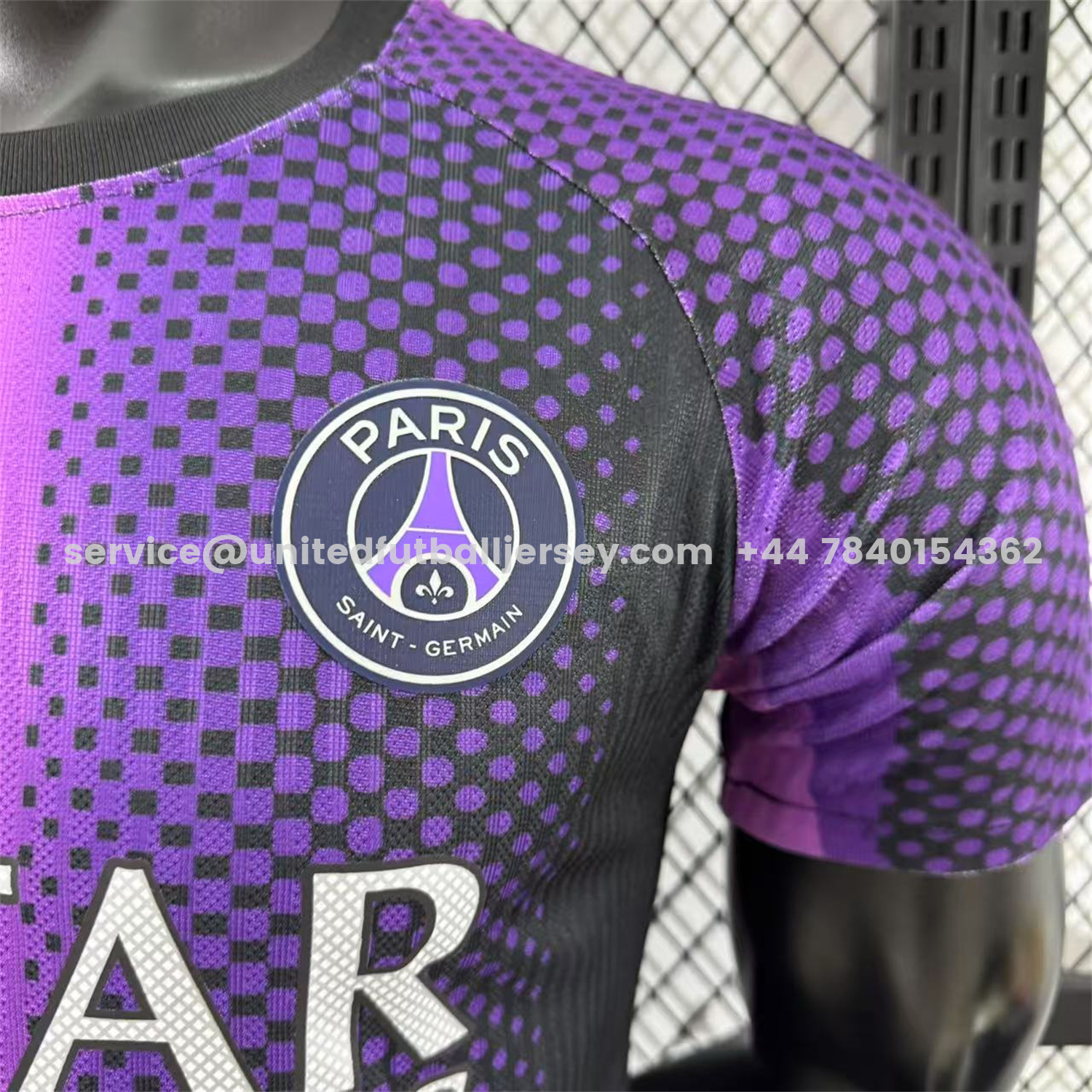 unitedfutballjersey-Paris Saint-Germain PSG X JD 25-26 Purple Special Edition Jersey - Player Version