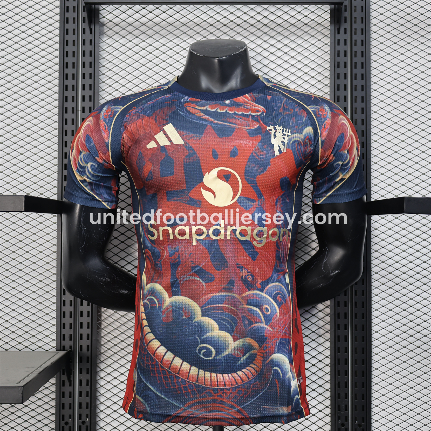 unitedfutballjersey-Manchester United 24-25 Red Devil Special Edition Jersey - Player Version