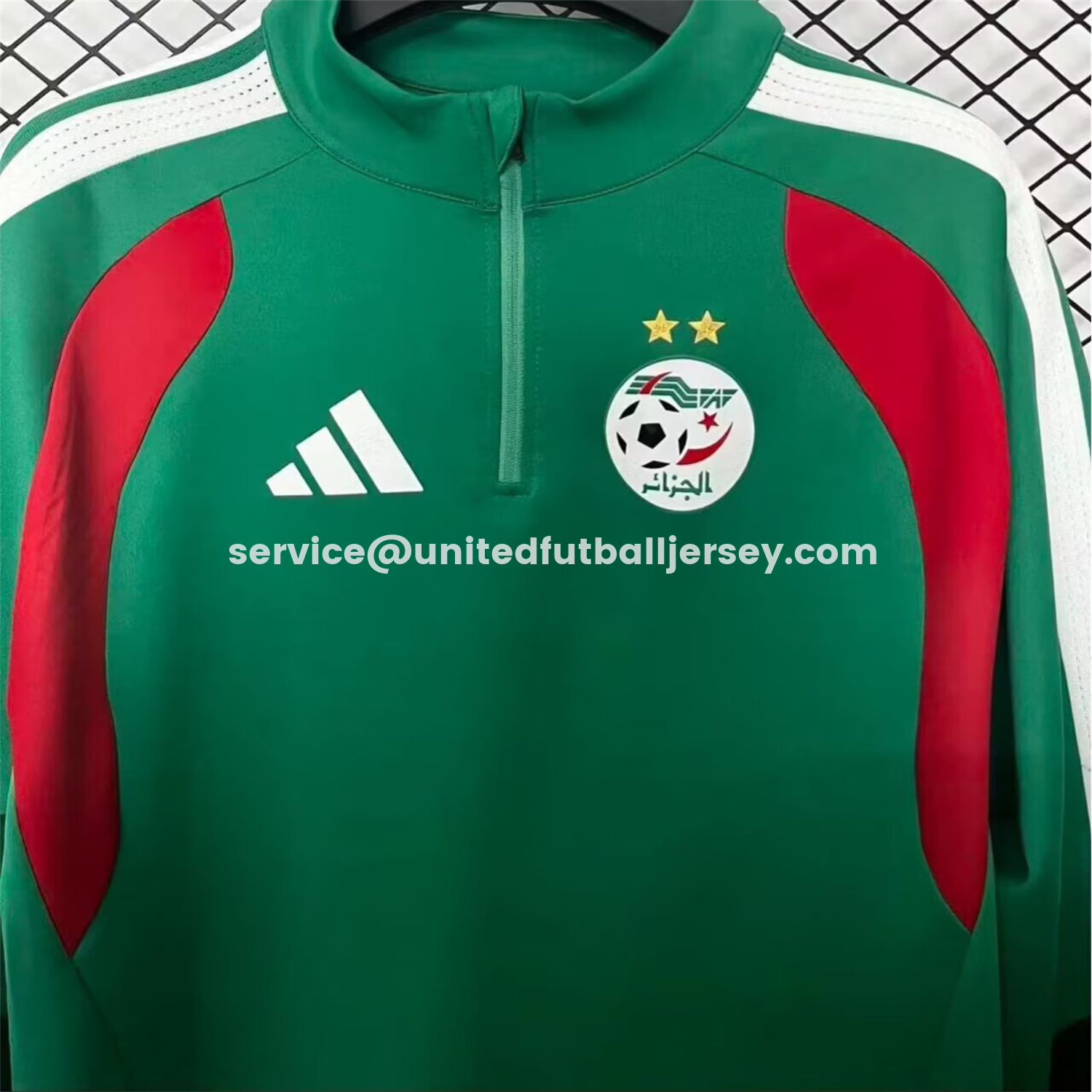 unitedfutballjersey-Algeria 25-26 Home Unisex Pullover Hoodie