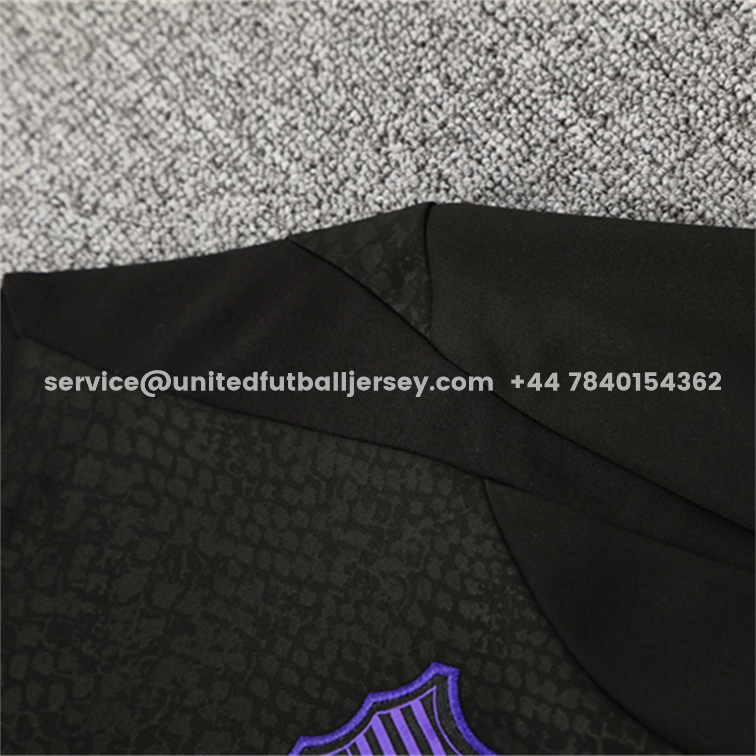 unitedfutballjersey-Barcelona 25-26 X KB Long Sleeve Training Set - Black Top & Black Pants