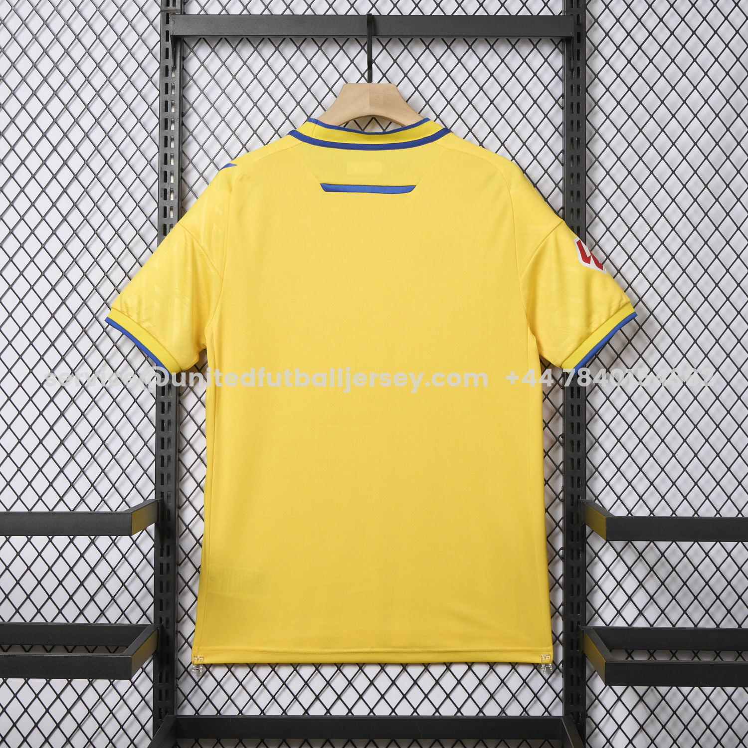 unitedfutballjersey-Cádiz Cadiz 25-26 Home Unsponsored Jersey - Fans Version