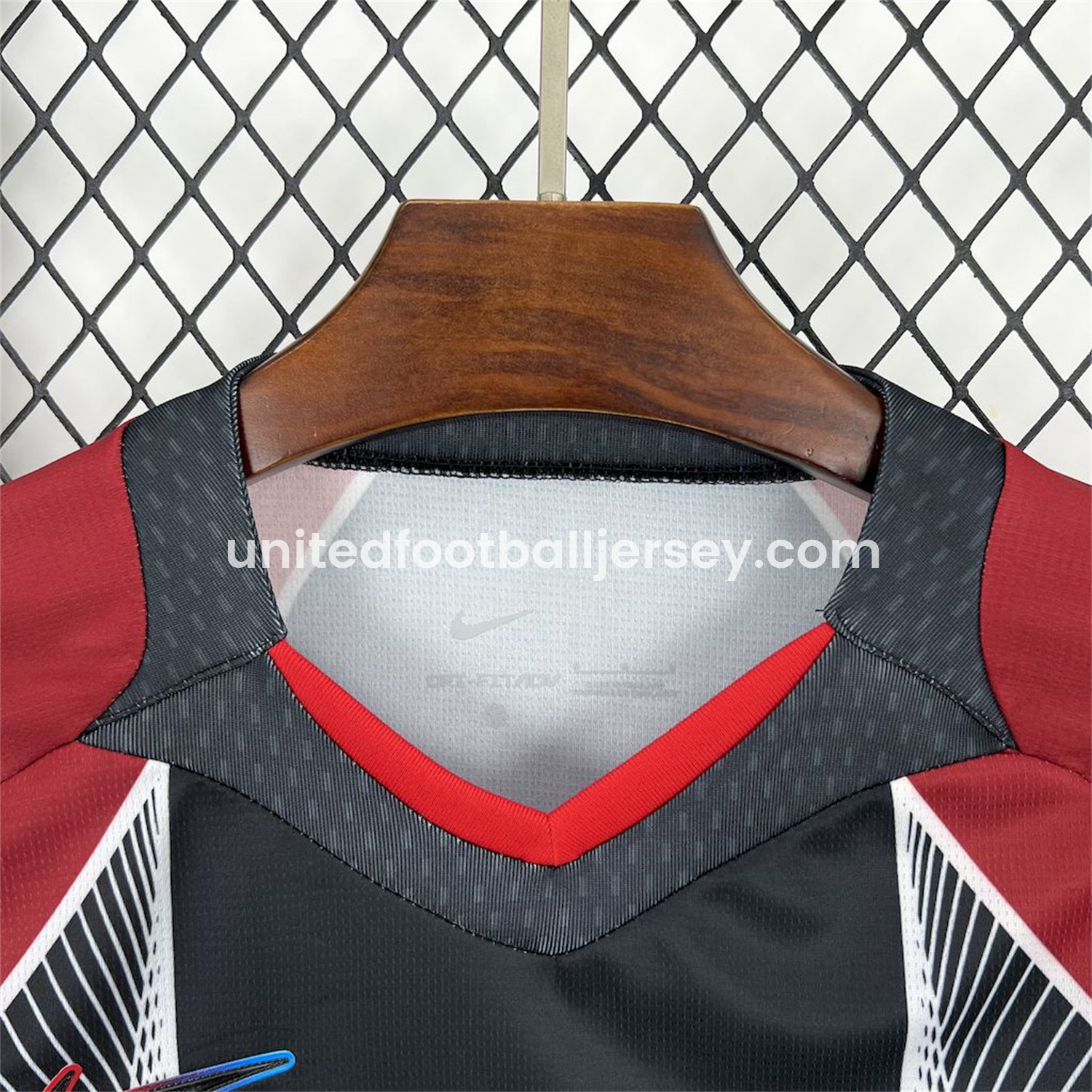 unitedfutballjersey-Barcelona 25-26 T90 Red Black Gradient and White Lines Special Jersey - Fans Version