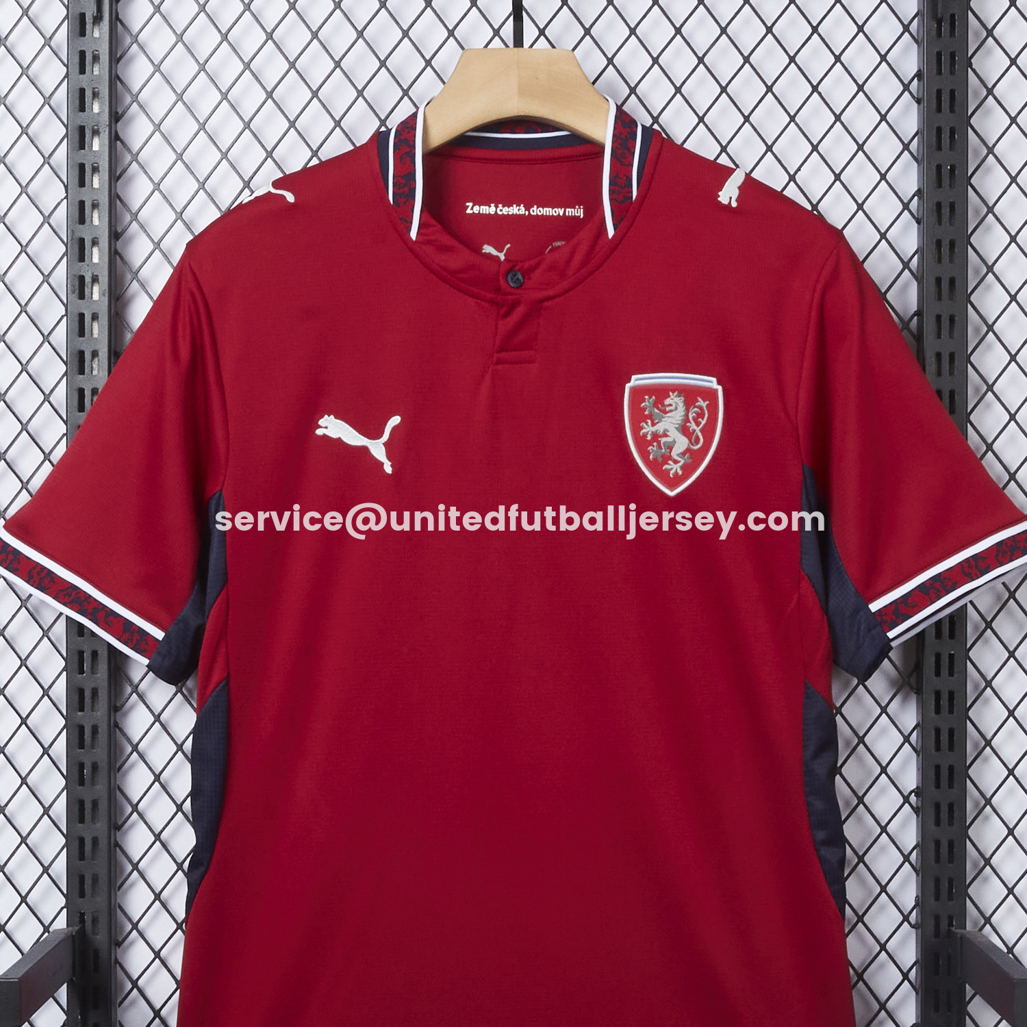 unitedfutballjersey-Czech Republic 2026 Home Jersey - Fans Version