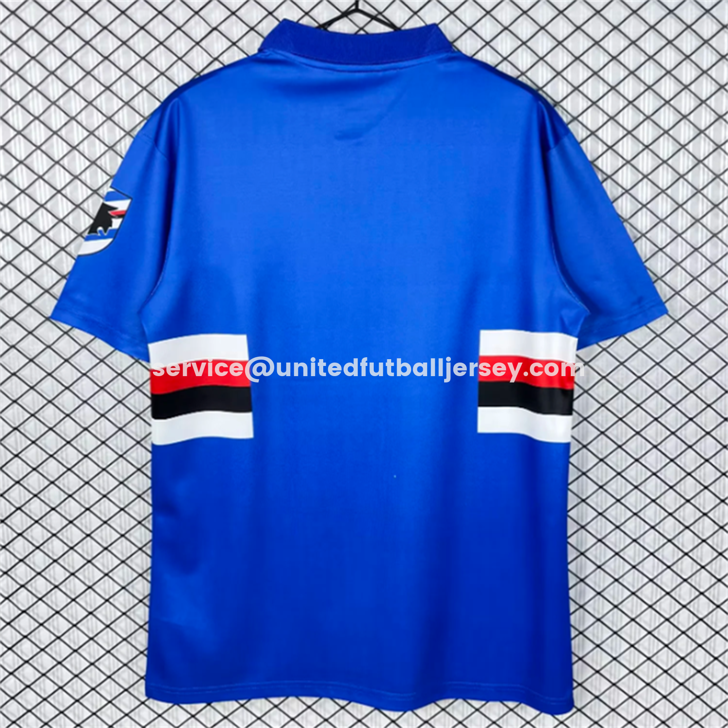 unitedfutballjersey-Retro Sampdoria 1993-94 Home Jersey