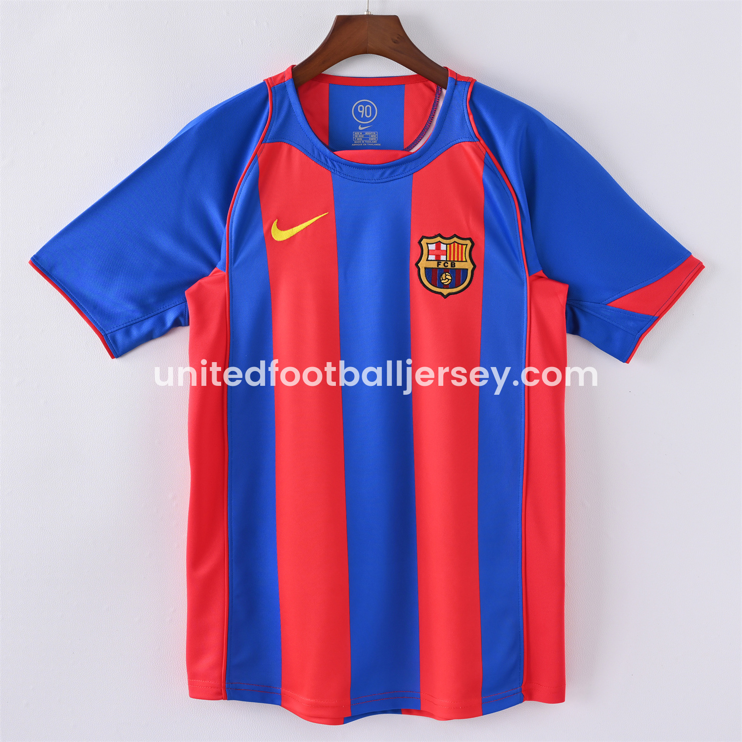 unitedfutballjersey-Retro Barcelona 04-05 Home Jersey