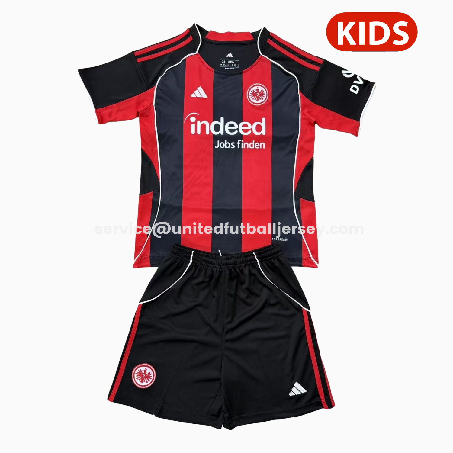 unitedfutballjersey-Frankfurt 25-26 Home Kids Kit