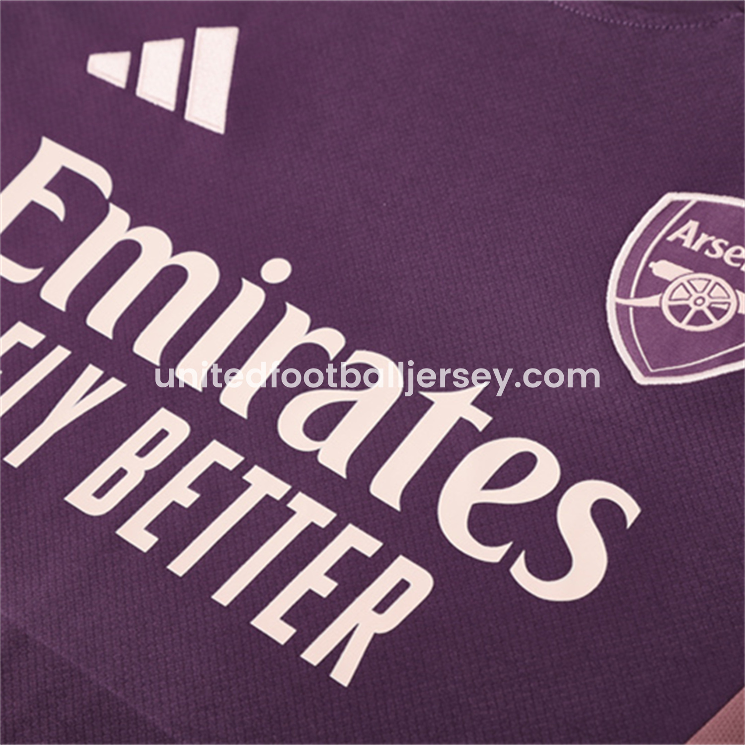 unitedfutballjersey-Arsenal 24-25 Short-Sleeve Training Set - Purple
