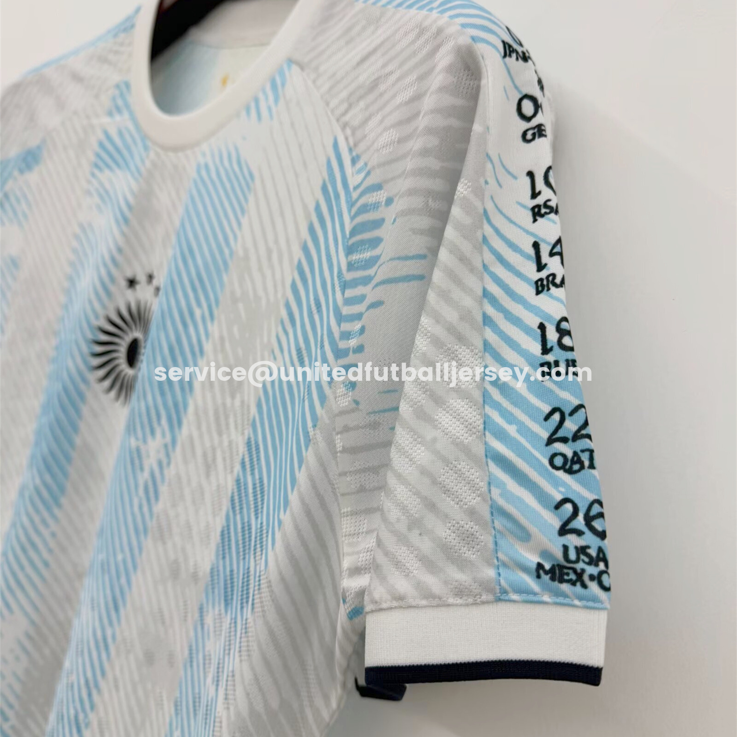 Argentina 2026 COMMA Blue White Messi Special Jersey - Fans Version:football jersey mysite: unitedjerseyfootball 邓江浪:football