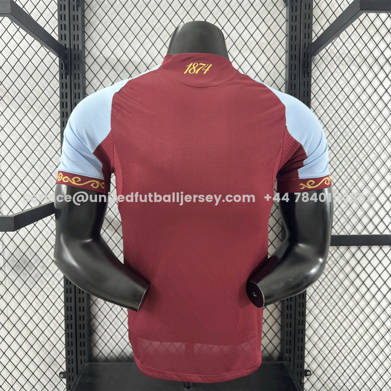 unitedfutballjersey-Aston Villa 25-26 Home Jersey - Player Version