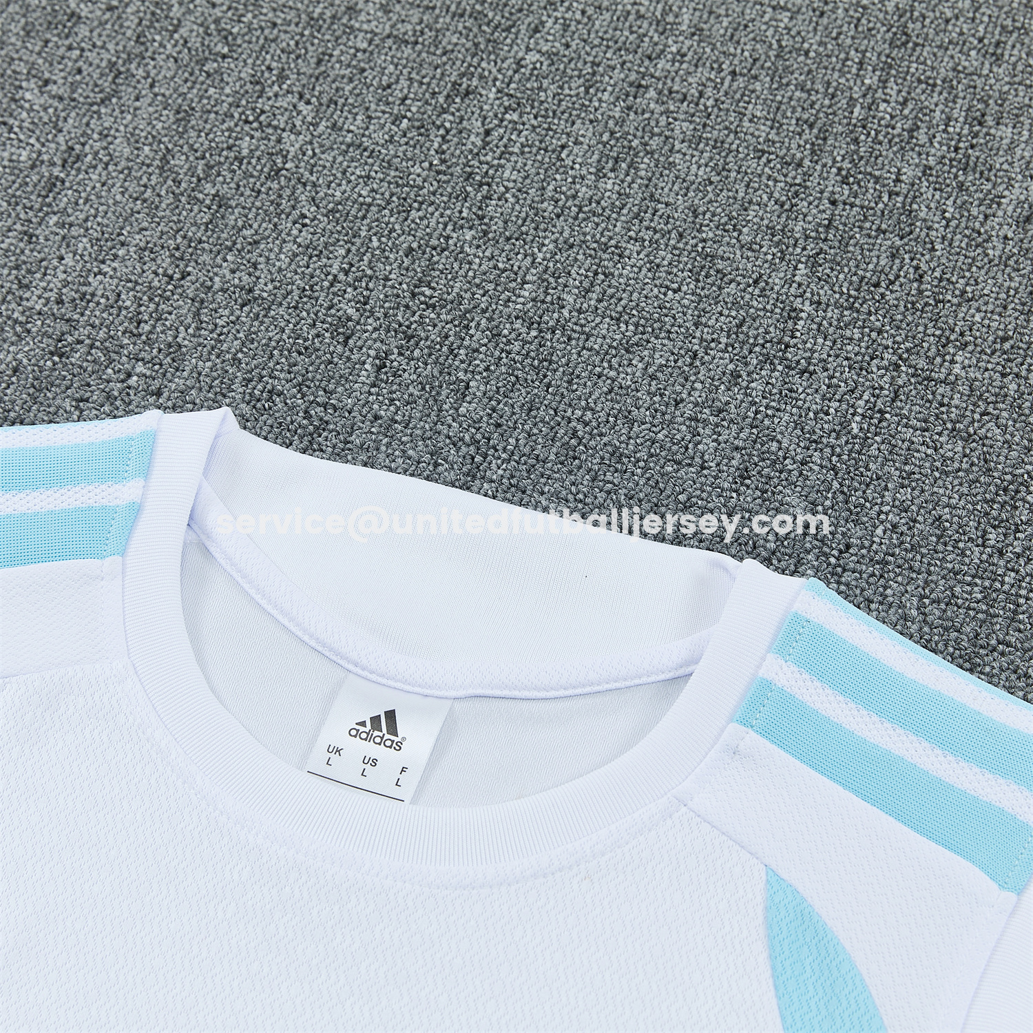 unitedfutballjersey-Argentina 2026 Vest Training Set - White Vest and Blue Shorts