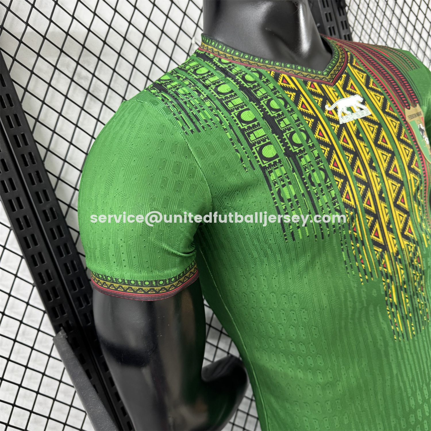 unitedfutballjersey-Mali 2025 Away Green Jersey - Player Version