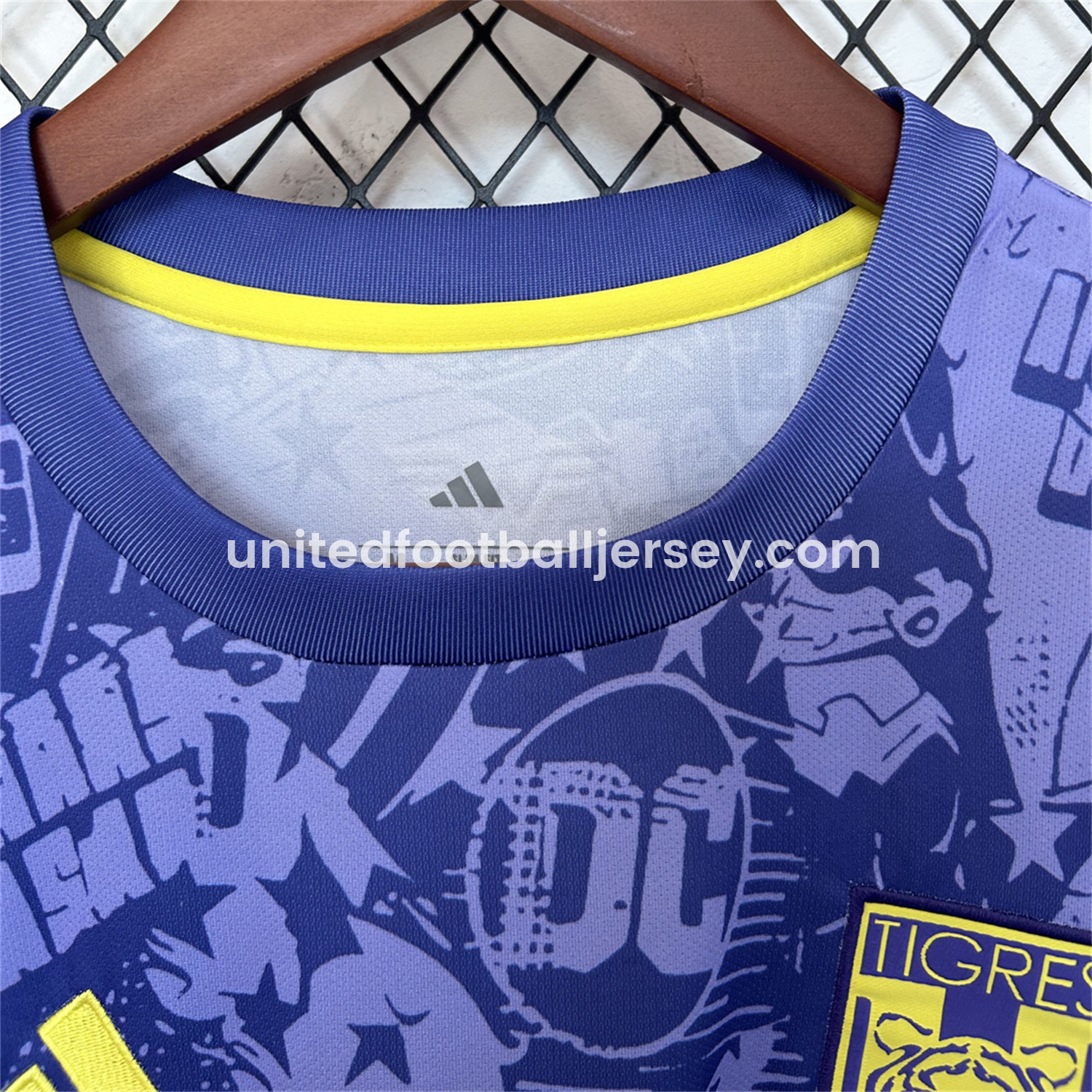 unitedfutballjersey-Tigres UANL 25-26 Blue And Purple Pre-match Training Jersey - Fans Version