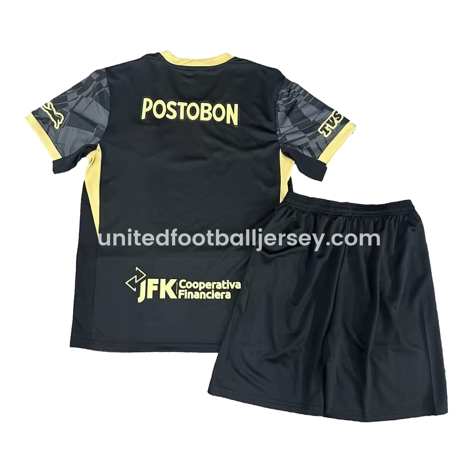 unitedfutballjersey-Atlético Nacional 25-26 Away Kids Kit