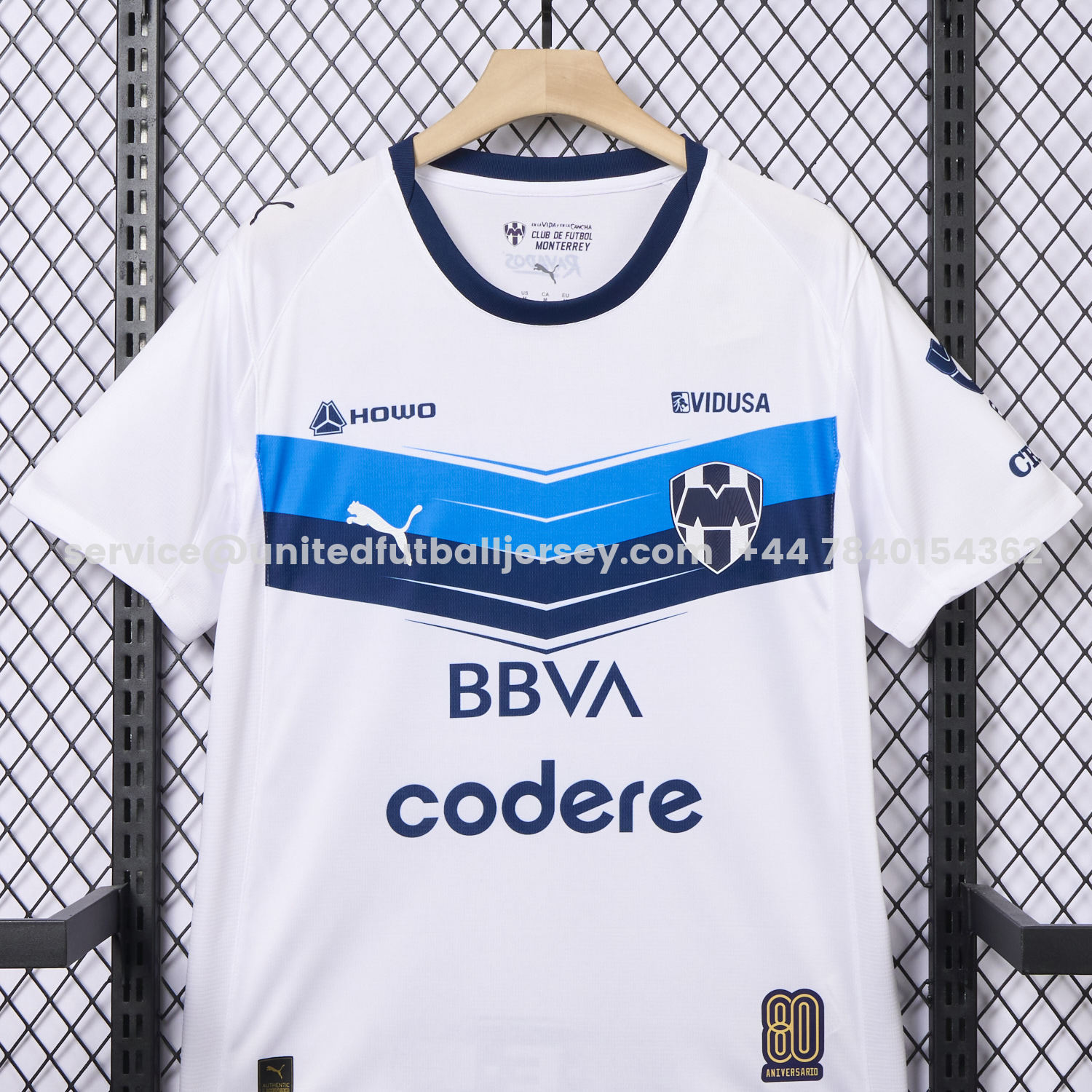 unitedfutballjersey-Rayados Monterrey 25-26 Away White Jersey - Fans Version
