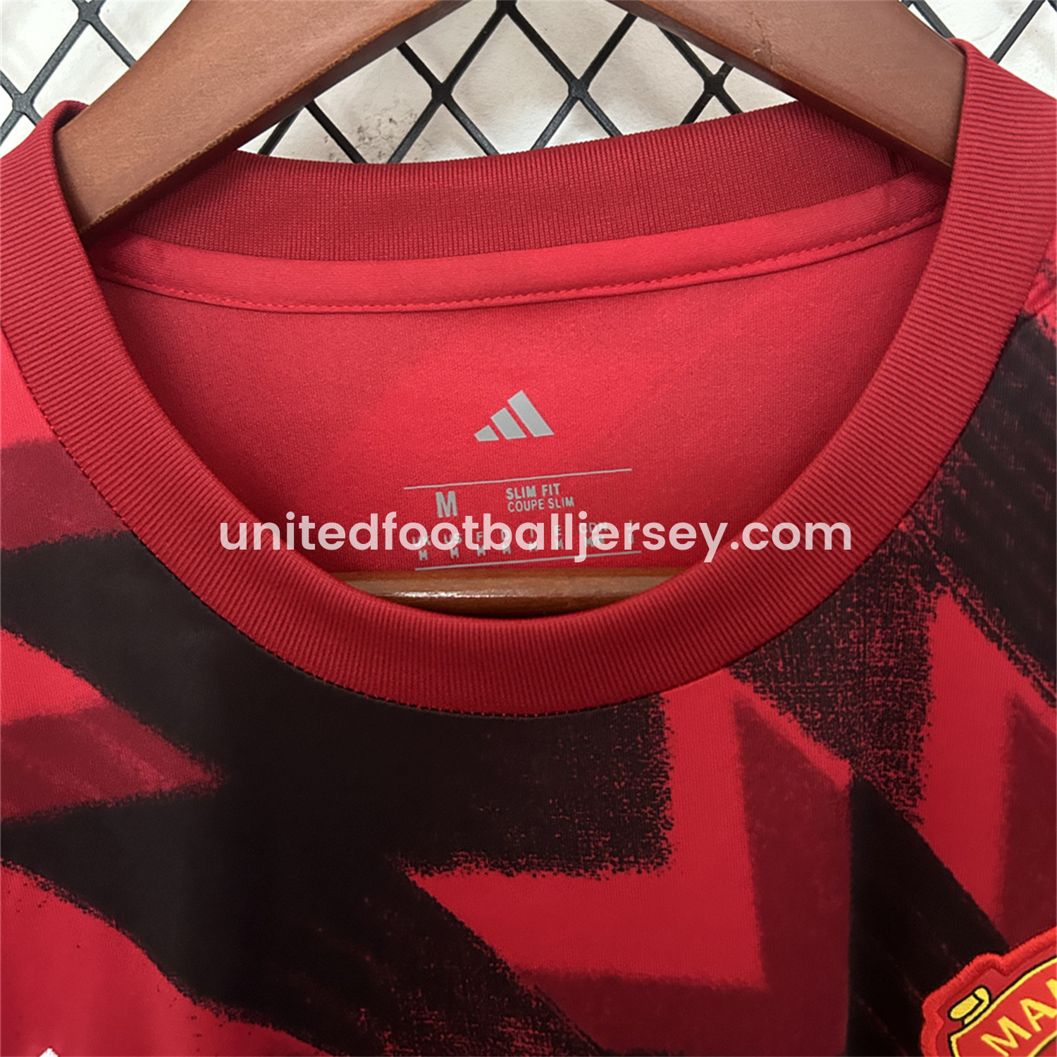 unitedfutballjersey-Manchester United 25-26 Red Pre-match Training Jersey - Fans Version