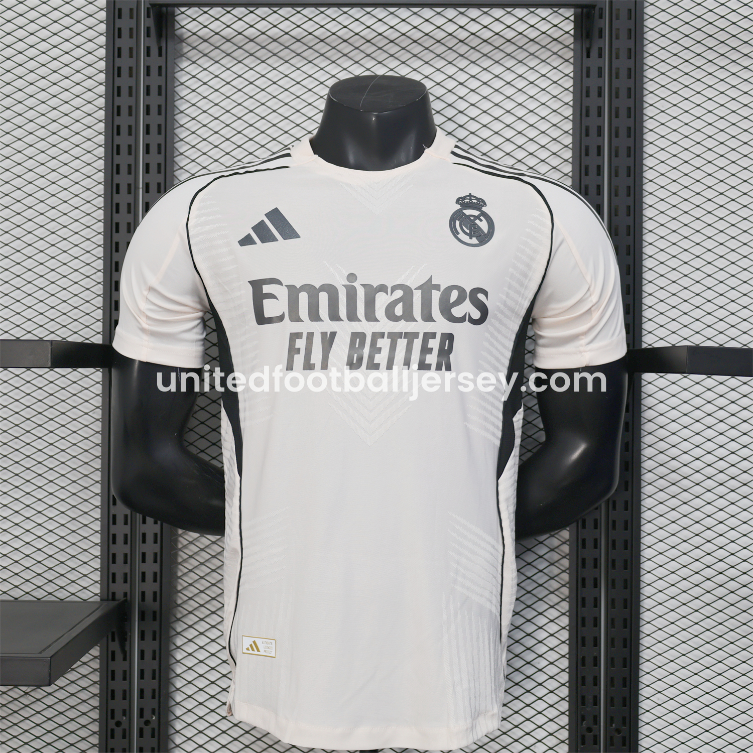 unitedfutballjersey-Real Madrid 25-26 Beige Training Jersey - Player Version