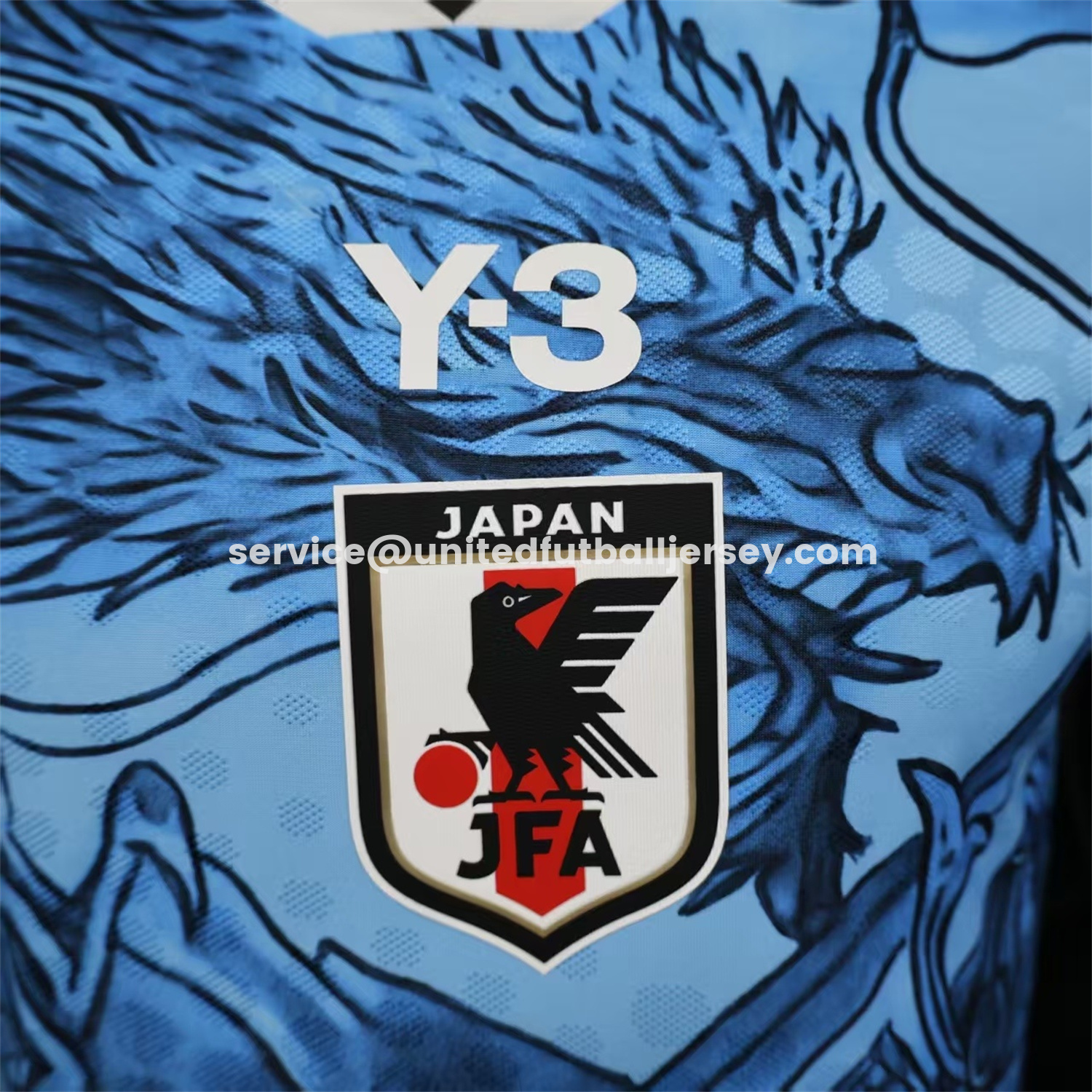 unitedfutballjersey-Japan 25-26 Y3 Samurai And Dragon Special Jersey - Player Version