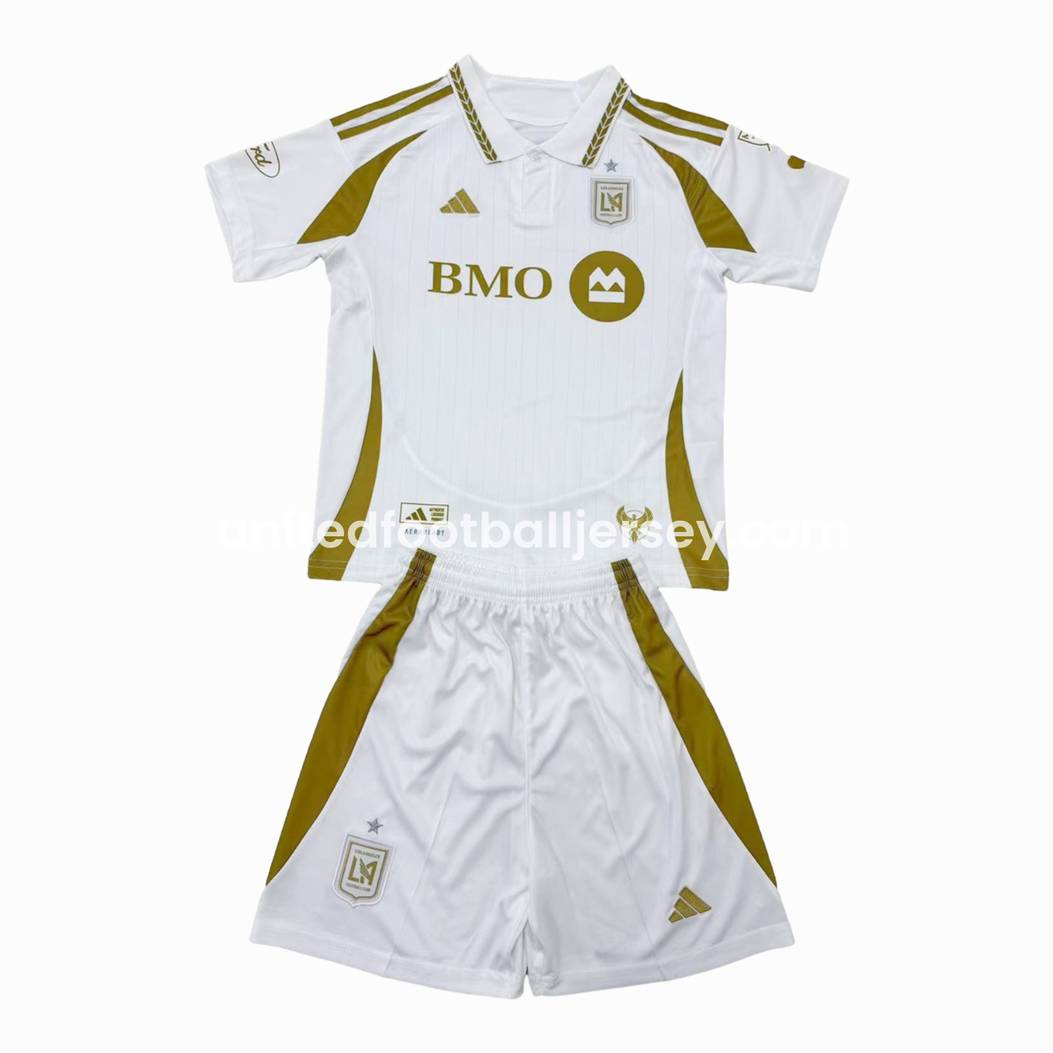 unitedfutballjersey-Los Angeles FC 2025 Away Men's Adult Jersey Set - Fans Version