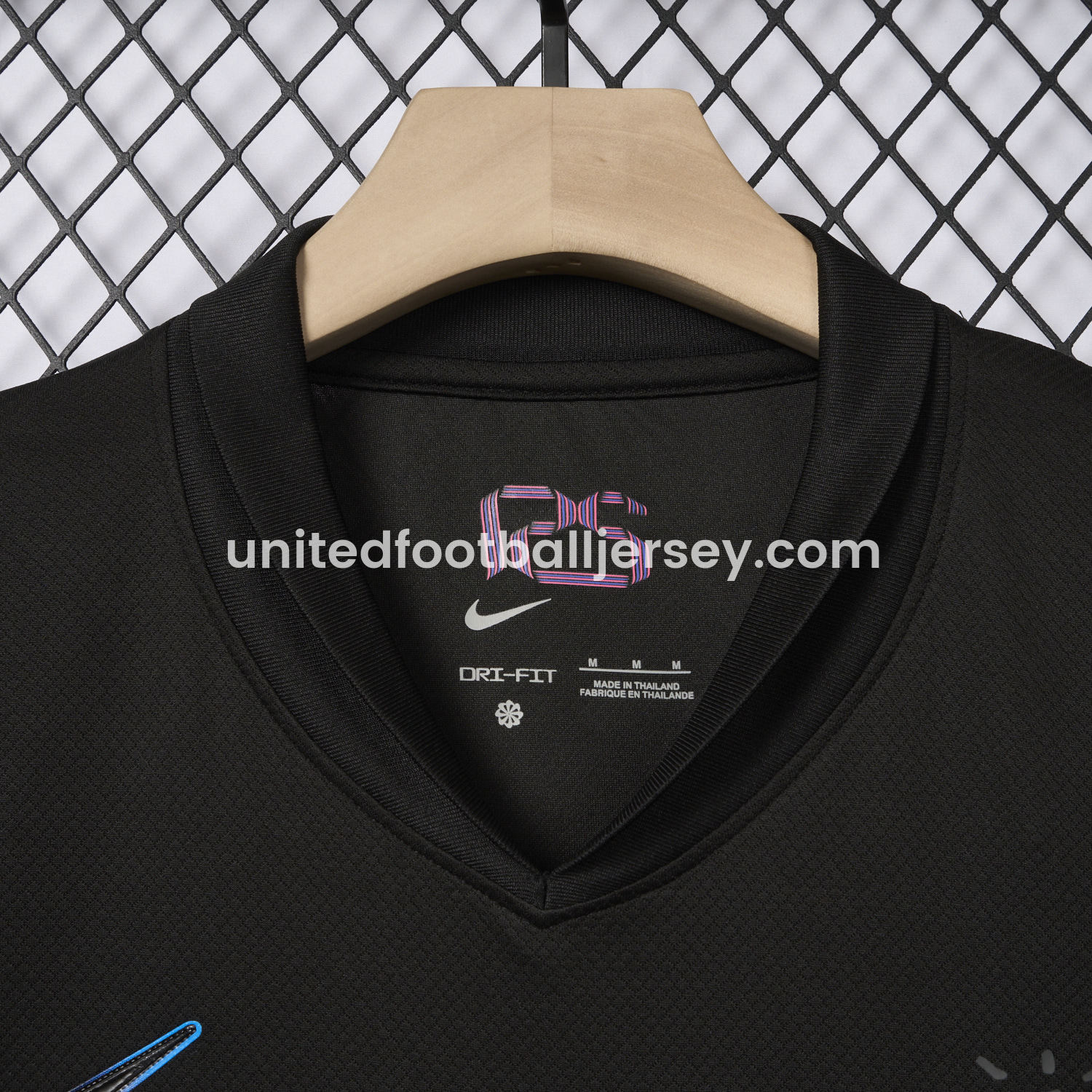 unitedfutballjersey-Barcelona x Travis Scott 24-25 Away Pure Black Jersey - Fans Version