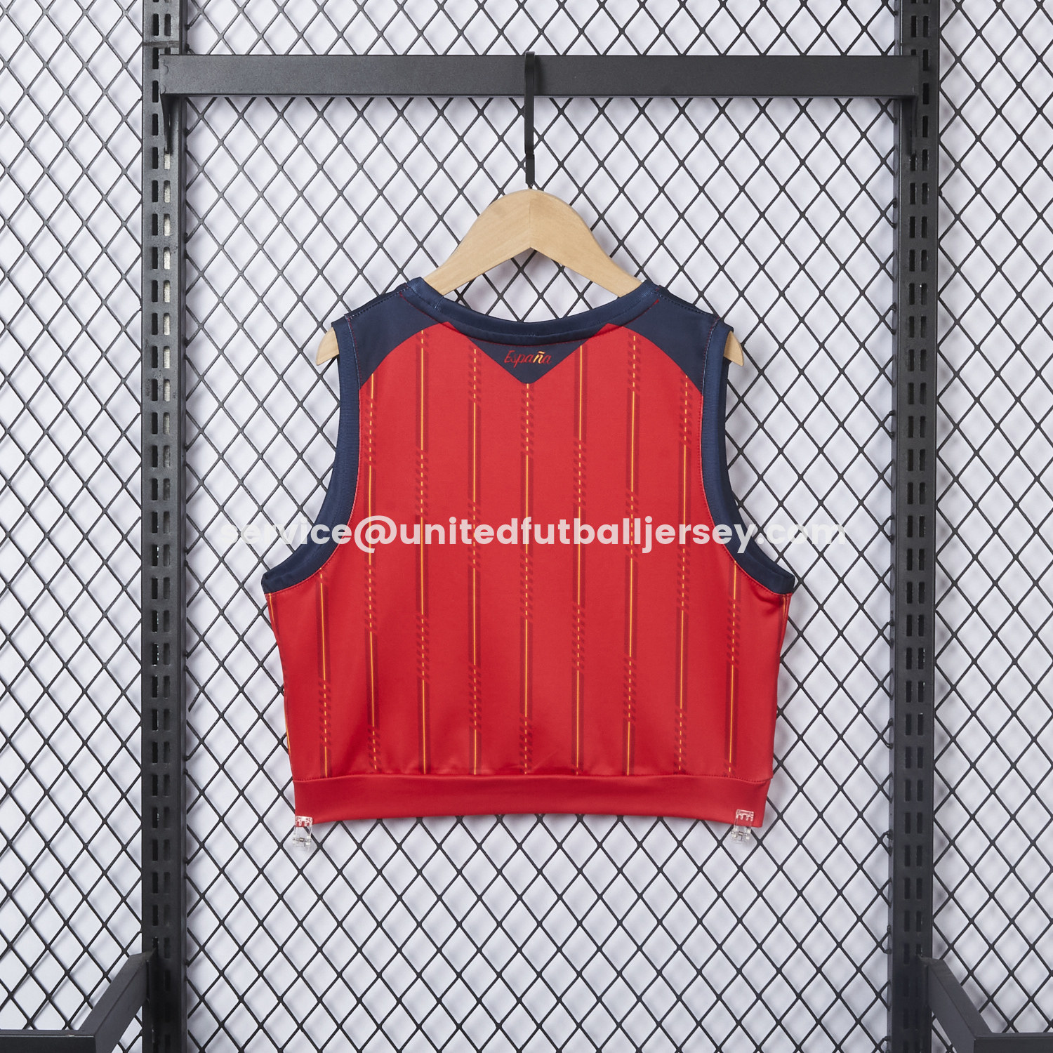 unitedfutballjersey-Women's Spain 2026 Home Yoga Vest