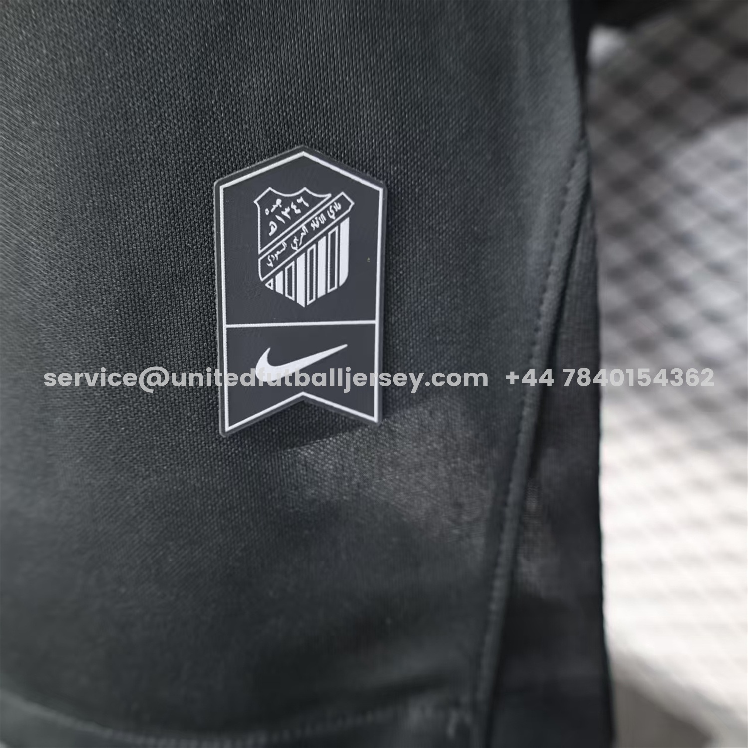 unitedfutballjersey-Al Ittihad Jeddah United 25-26 Silver 1927 Anniversary Black Jersey - Player Version