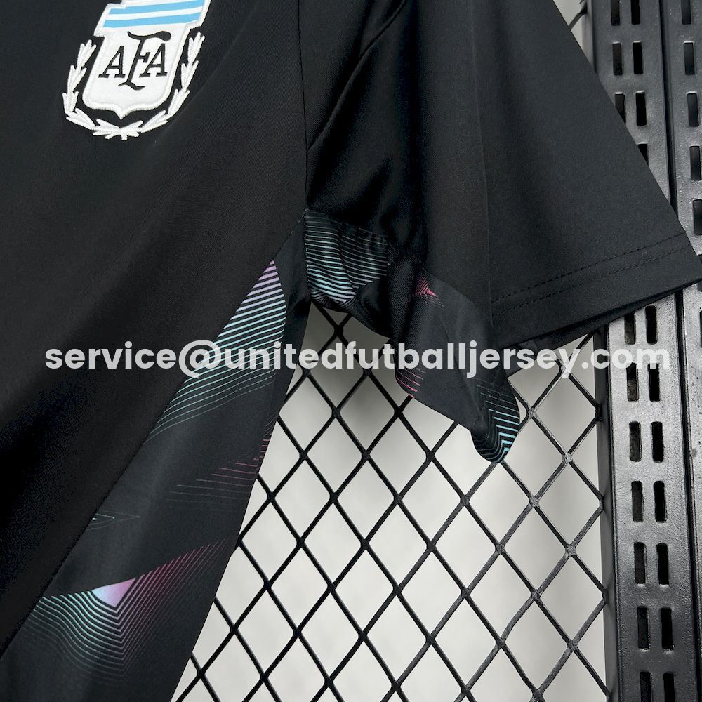 unitedfutballjersey-Argentina 2026 Goalkeeper Black Jersey - Fans Version