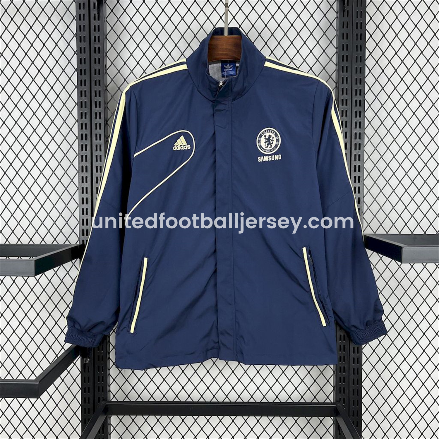 unitedfutballjersey-Retro C.H.E.L.S.E.A 2012-13 Player Windbreaker - Blue