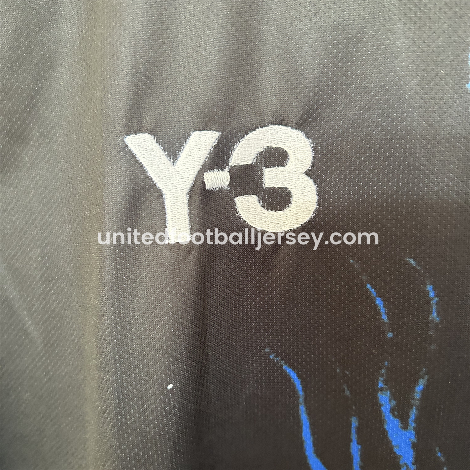 unitedfutballjersey-Japan 25-26 Y-3 Blue Flame Black Special Jersey - Fans Version
