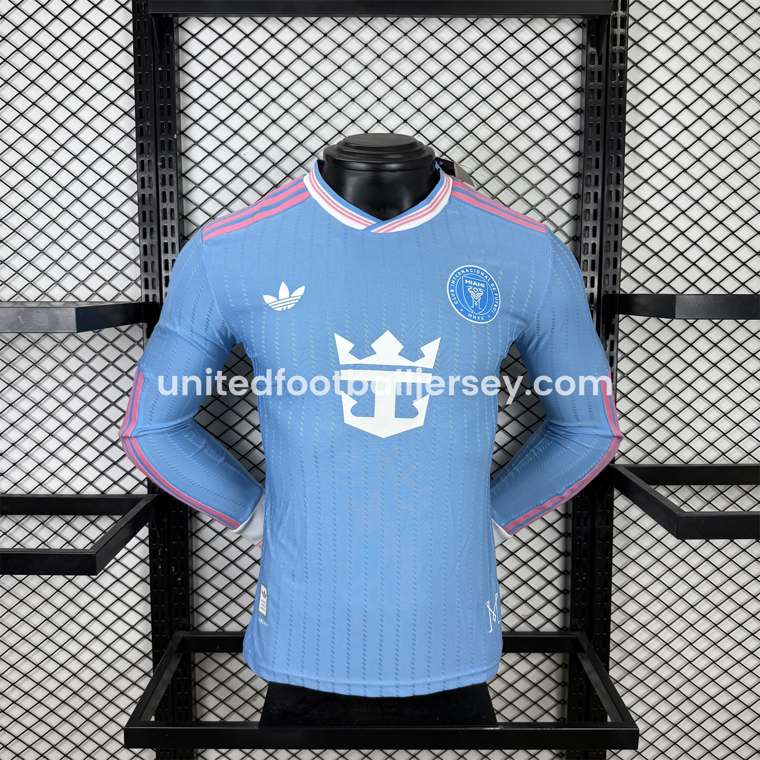 unitedfutballjersey-INT M.A.M 25-26 Third Long Sleeves Jersey - Player Version