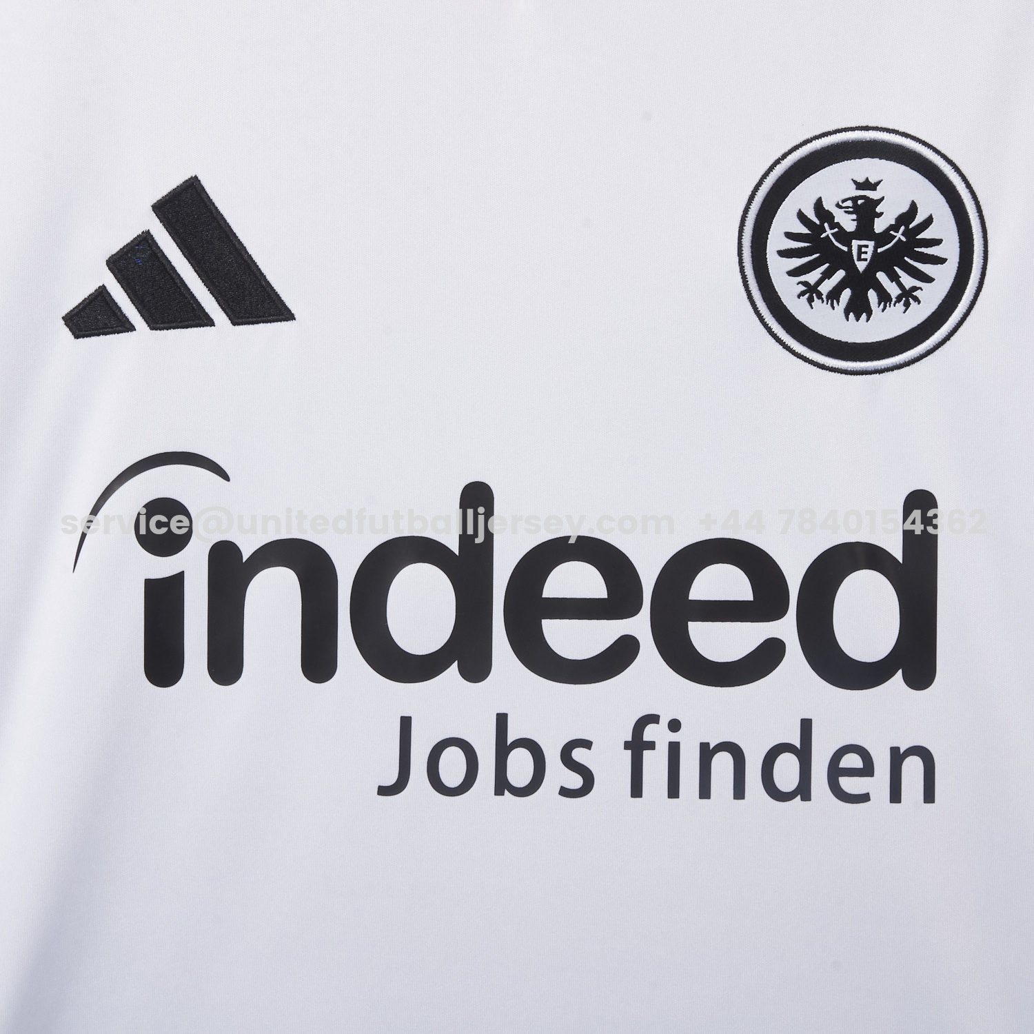 unitedfutballjersey-Frankfurt 25-26 Away White Jersey - Fans Version