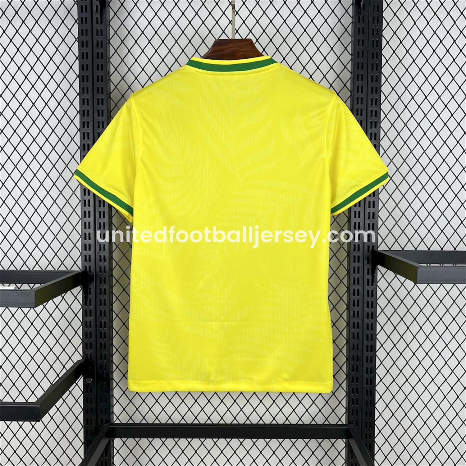 unitedfutballjersey-Brazil 25-26 Green Dove Yellow Jersey - Fans Version