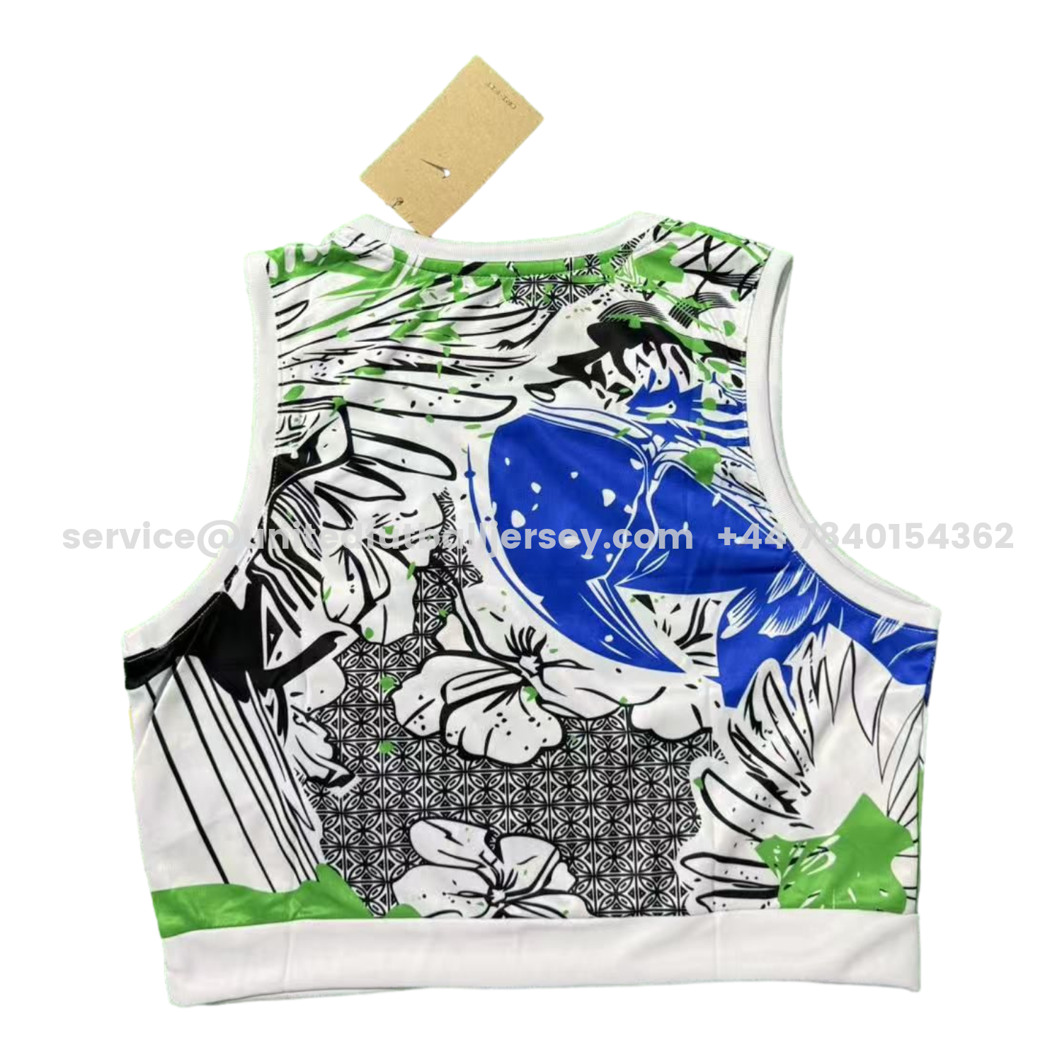unitedfutballjersey-Women's Brazil 25-26 Blue Parrot Yoga Vest