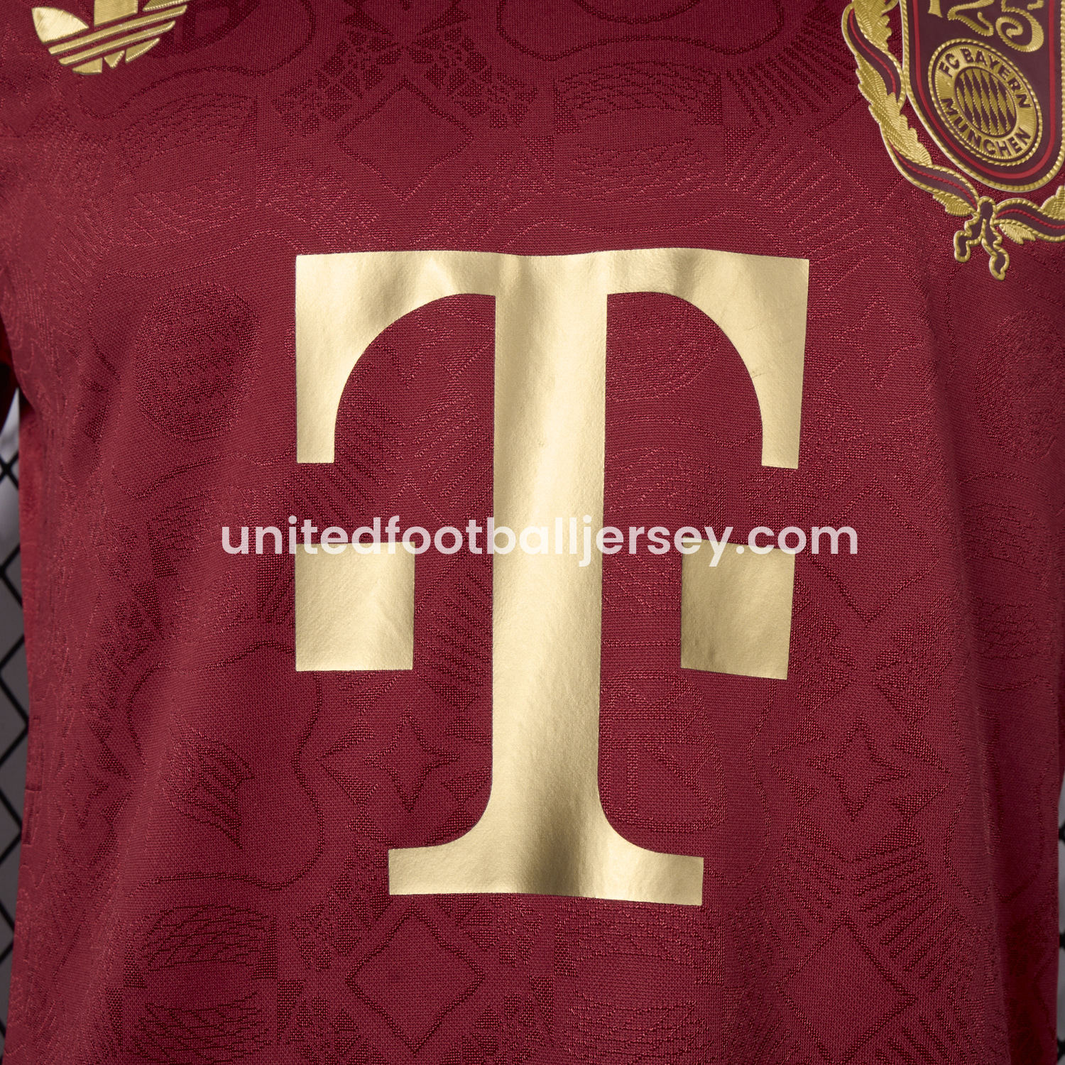 unitedfutballjersey-Bayern Munich 2025 125th Anniversary Long Sleeves Jersey - Player Version