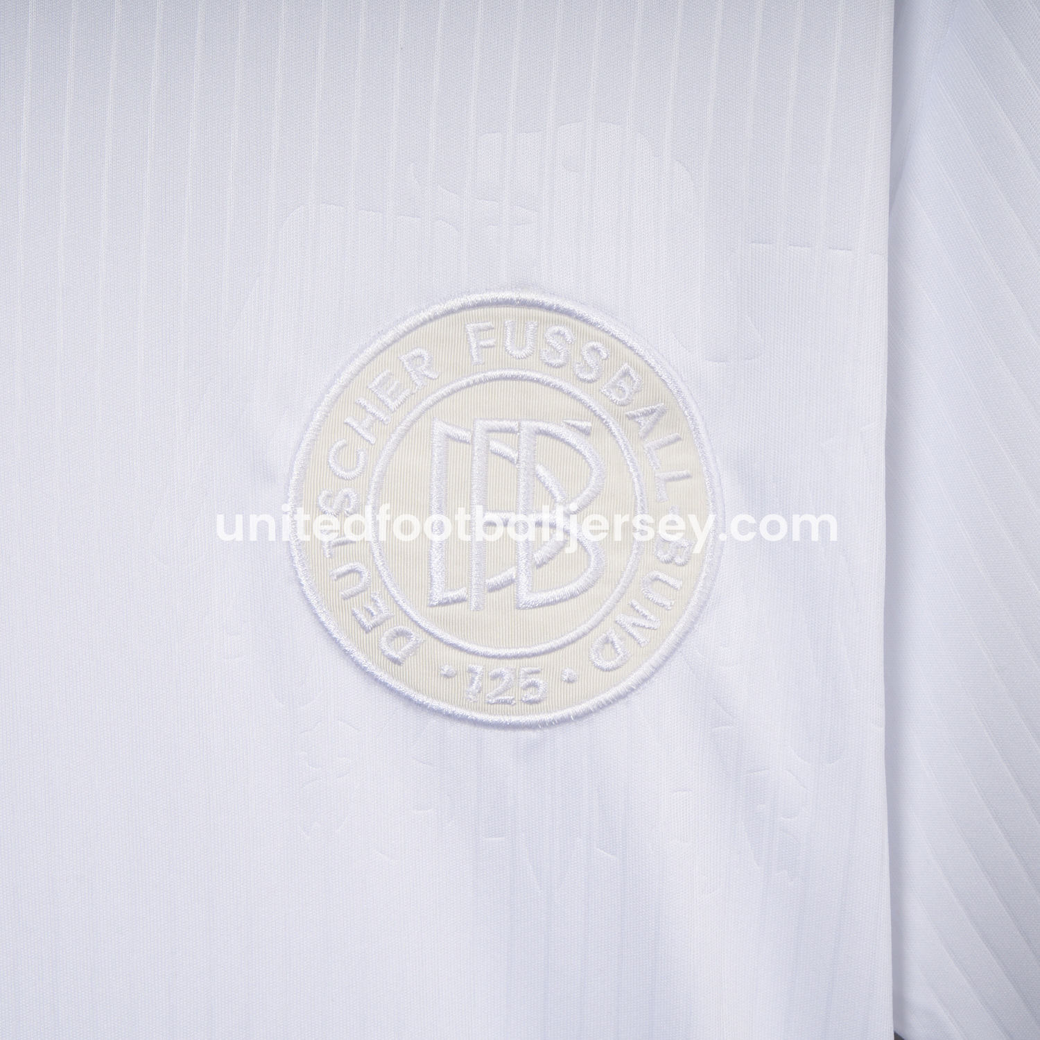 unitedfutballjersey-Germany 2025 125-Year Anniversary Pure White Special Jersey - Fans Version