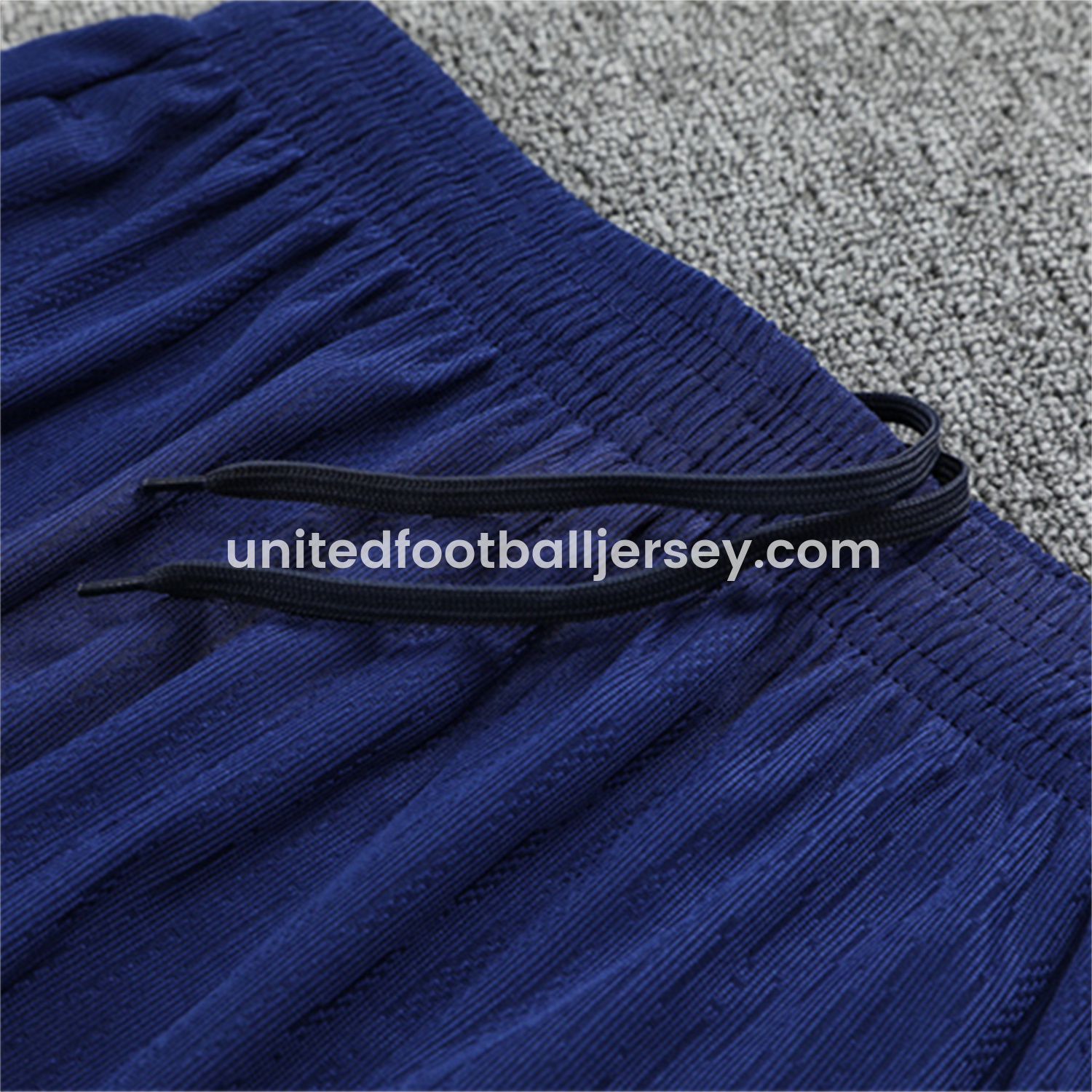 unitedfutballjersey-Paris Saint-Germain PSG 25-26 Kid Long Sleeves Training Set - Royal Blue Gray Sleeves Top & Royal Blue Pants