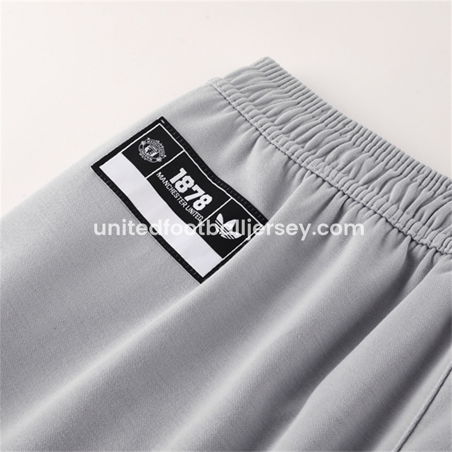 unitedfutballjersey-Manchester United 25-26 Originals Varsity Hoodie Set - Grey Hoodie and Pants