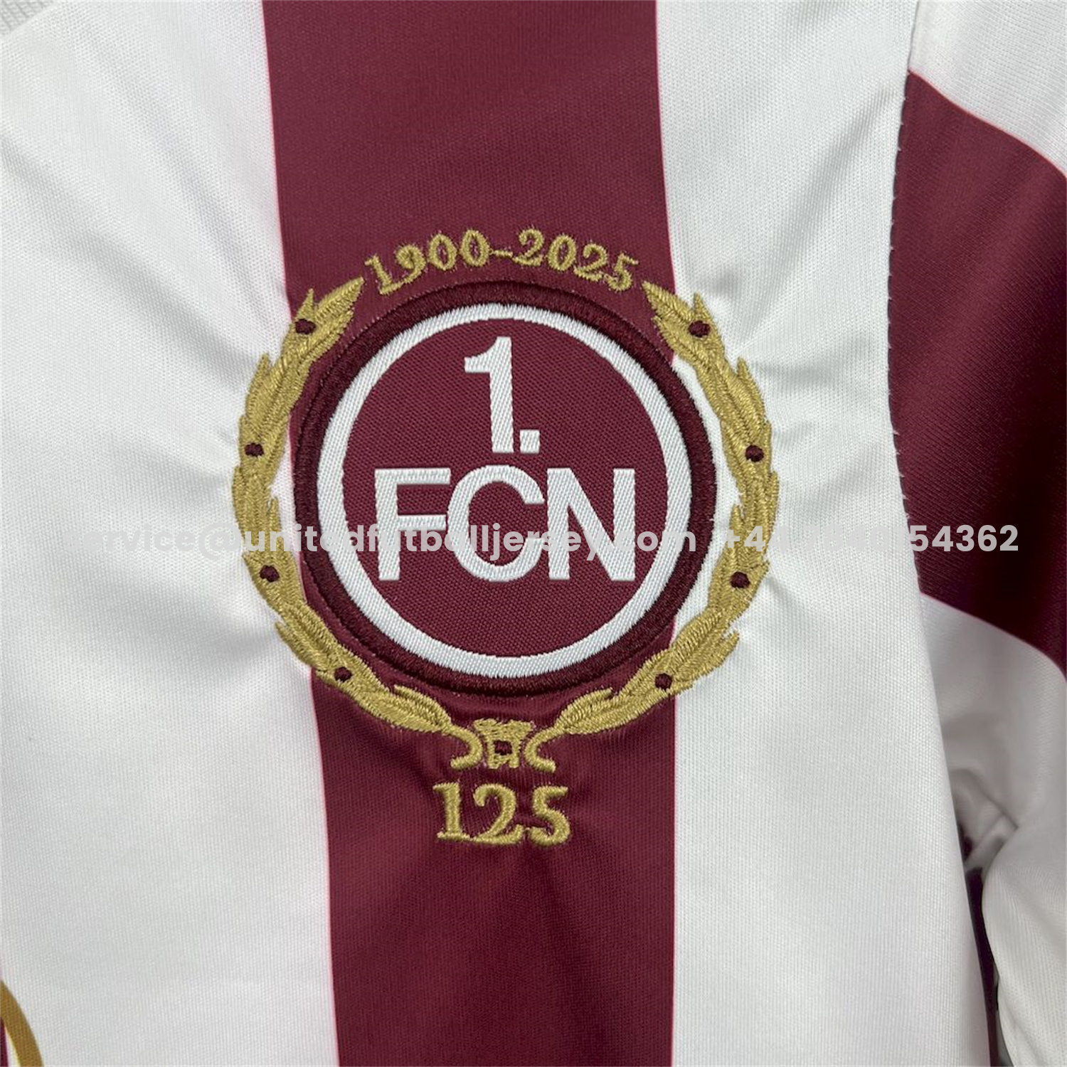 unitedfutballjersey-Nürnberg 24-25 125-Year Anniversary Kids Kit with Sponsor