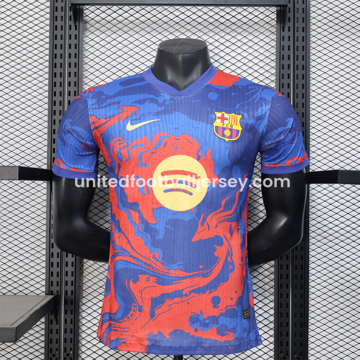 unitedfutballjersey-Barcelona 25-26 Fire Dragon Special Edition Jersey - Player Version