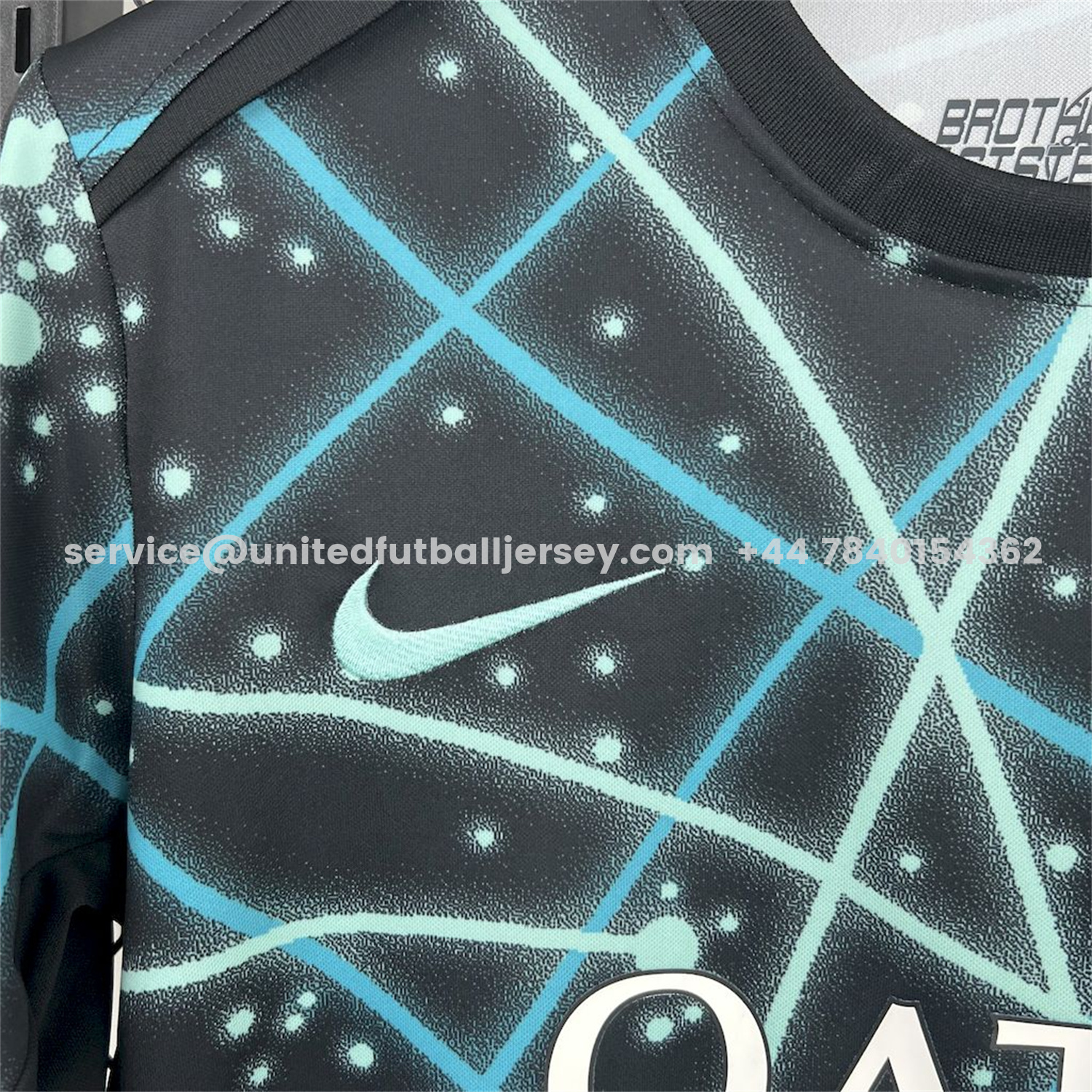 unitedfutballjersey-Inter Milan 25-26 Blue Lines Black Pre-Match Training Jersey - Fans Version