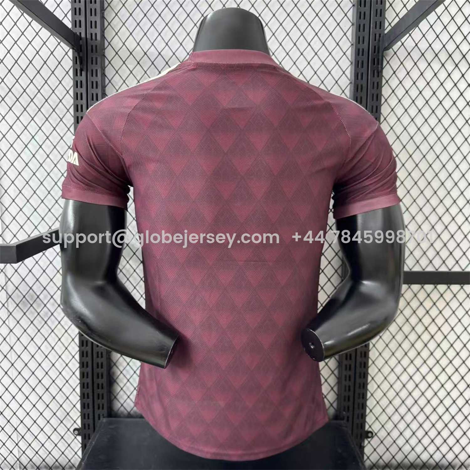 GlobeJersey-Arsenal 26-27 Yellow Sponsors Wine Red Special Jersey - Player Version