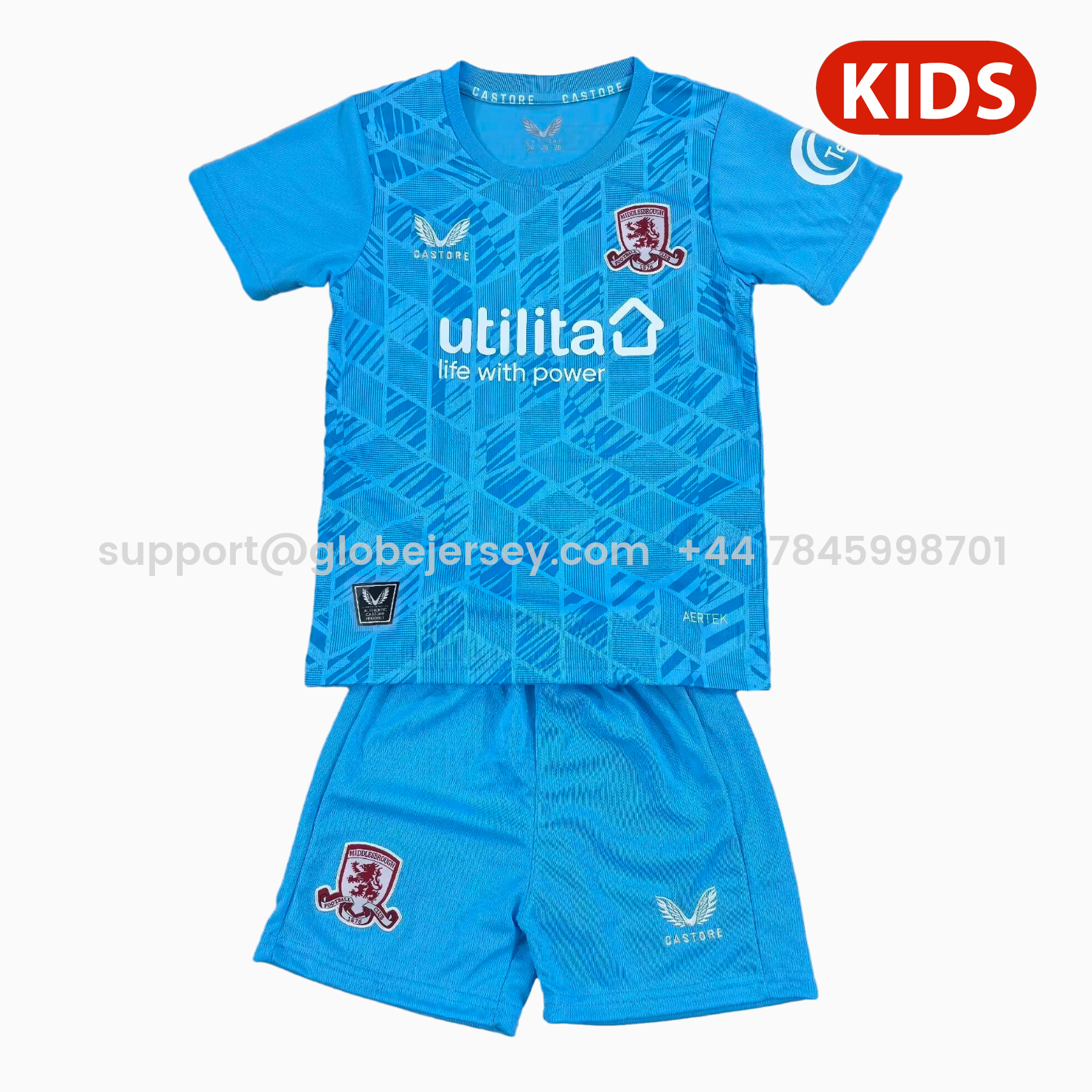 GlobeJersey-Middlesbrough 25-26 Third Blue Kids Kit