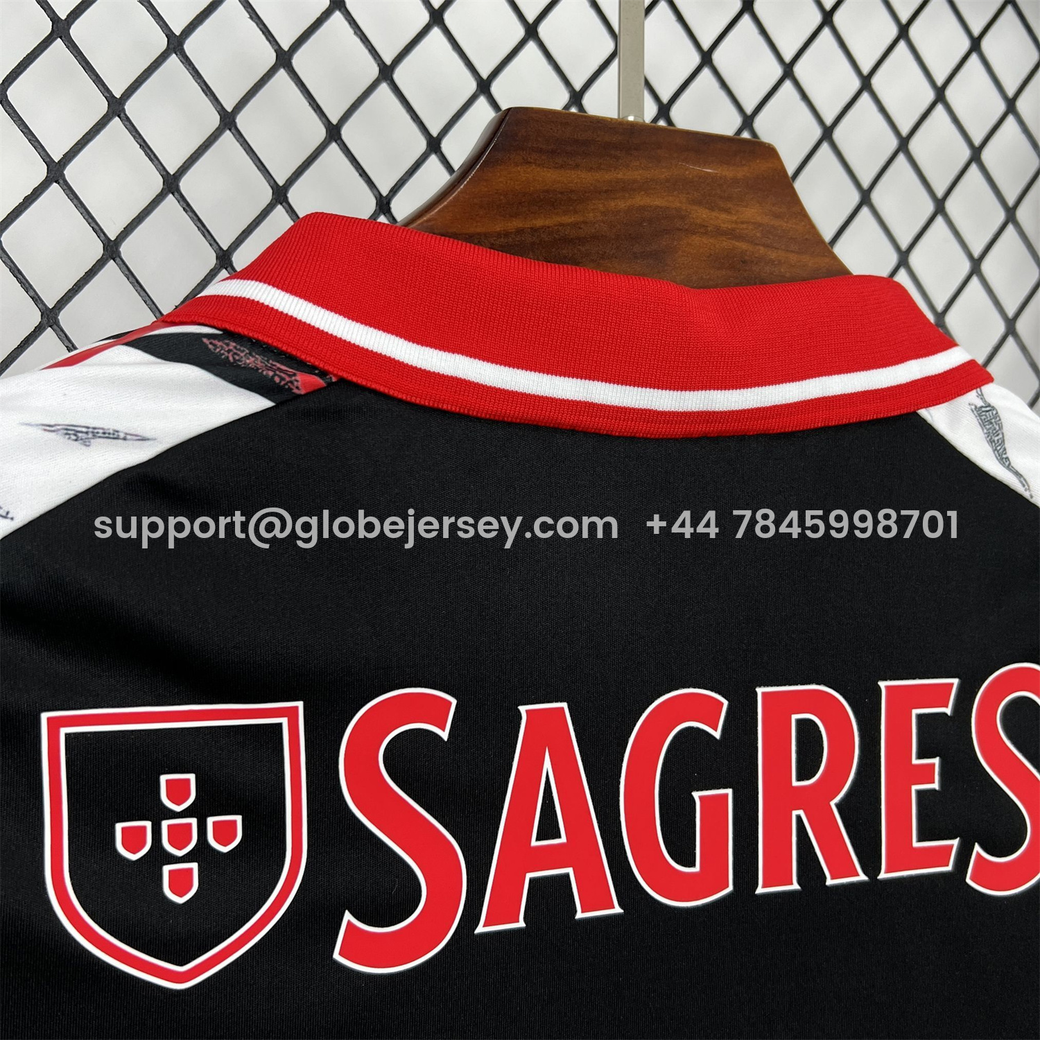 GlobeJersey-Benfica 25-26 White Eagle Black Special Jersey - Fans Version