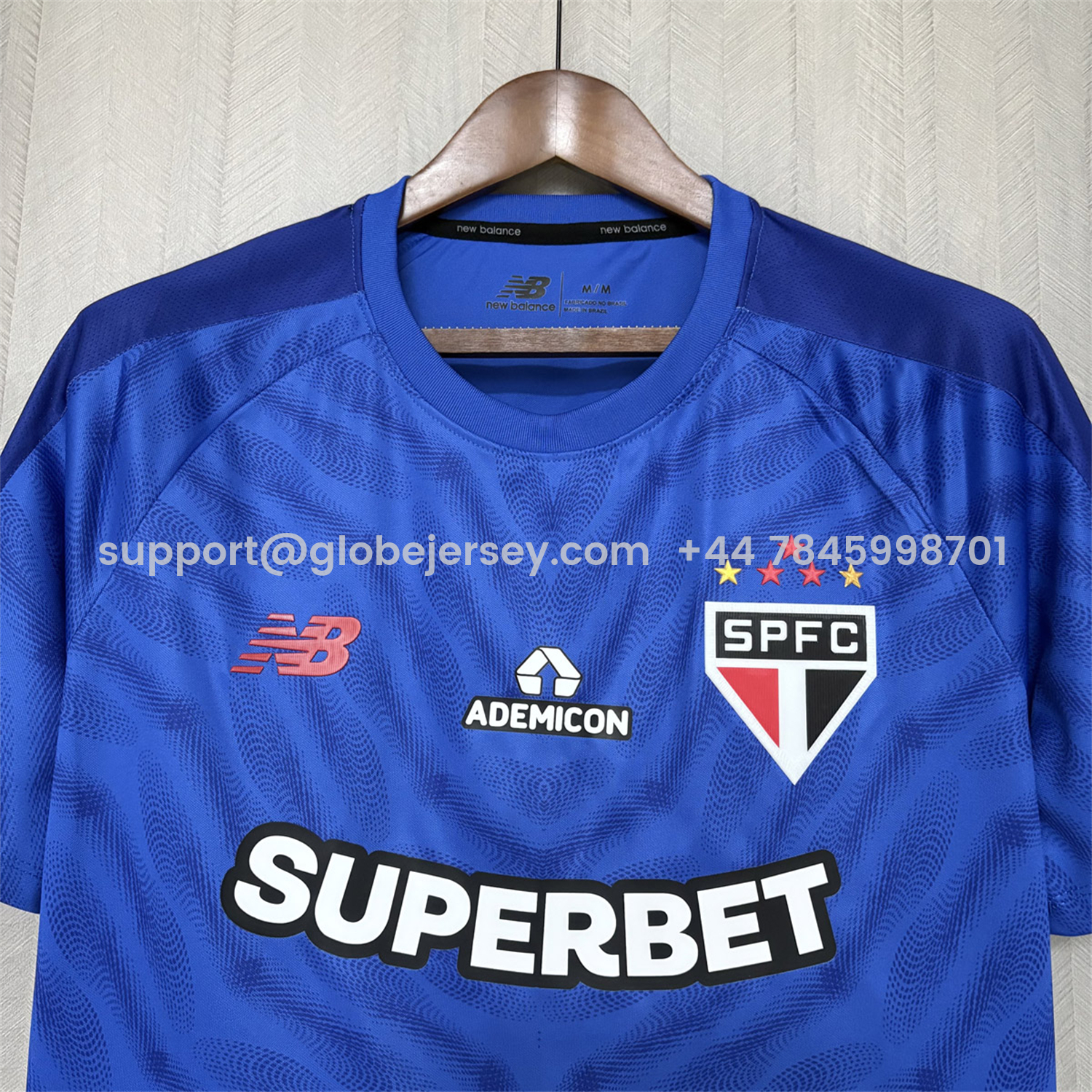 GlobeJersey-Sao Paulo 26-27 Blue Goalkeeper Jersey - Fans Version
