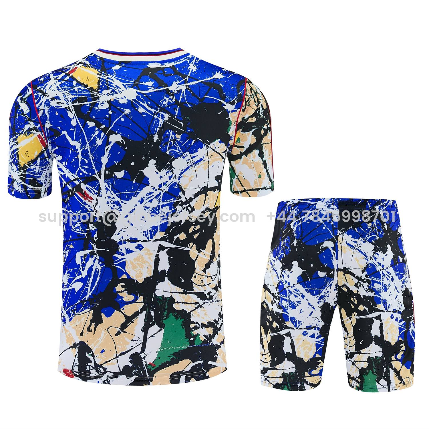 GlobeJersey-Manchester United 26-27 Retro Style Short-Sleeve Training Set - Colors Top & Colors Pants
