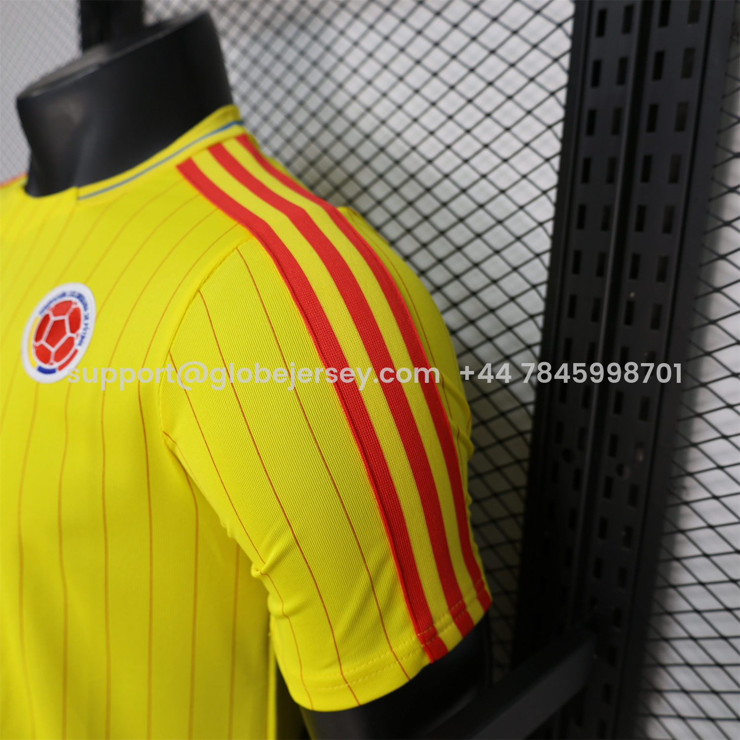 GlobeJersey-Colombia 2026 Terrace Icon Retro Casual Style Yellow Jersey - Player Version