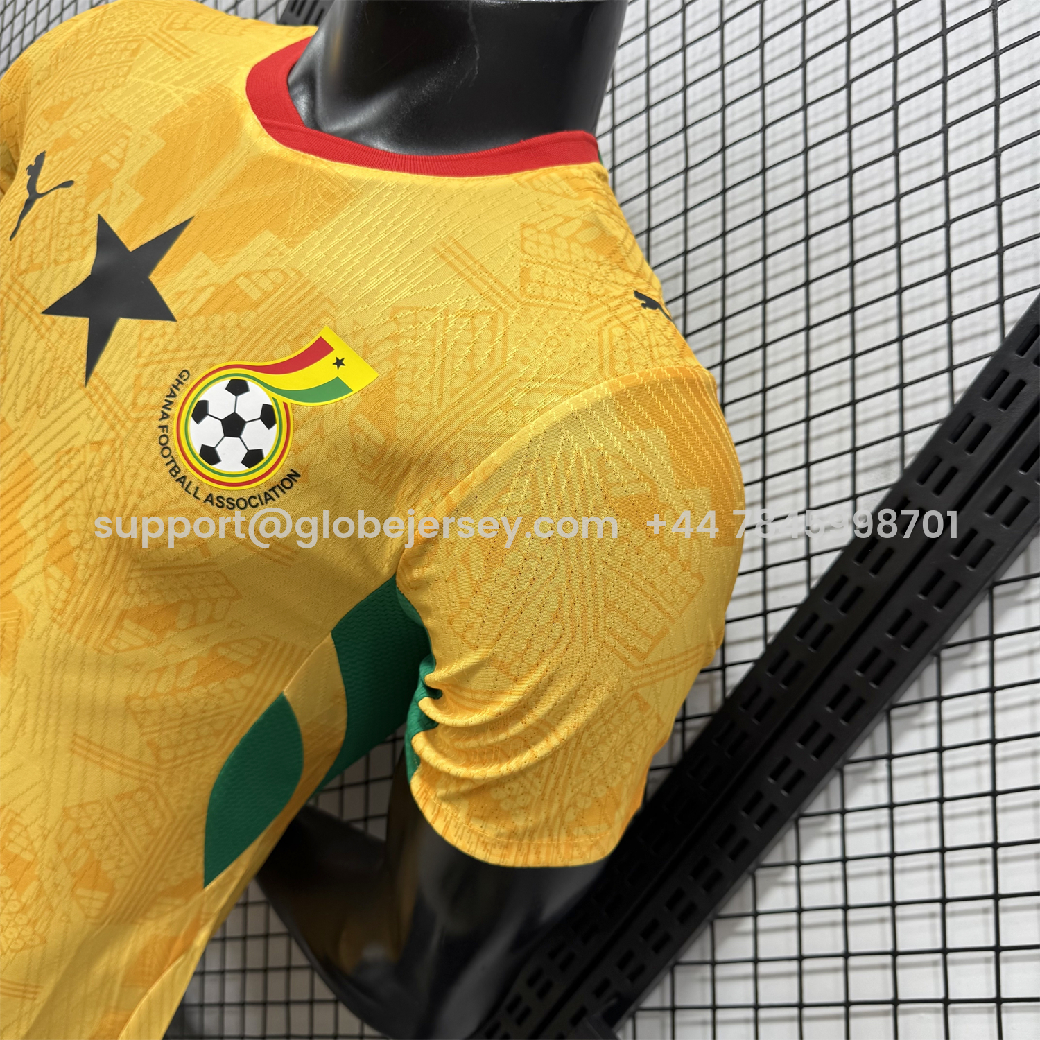 GlobeJersey-Ghana 2026 Away Jersey - Player Version